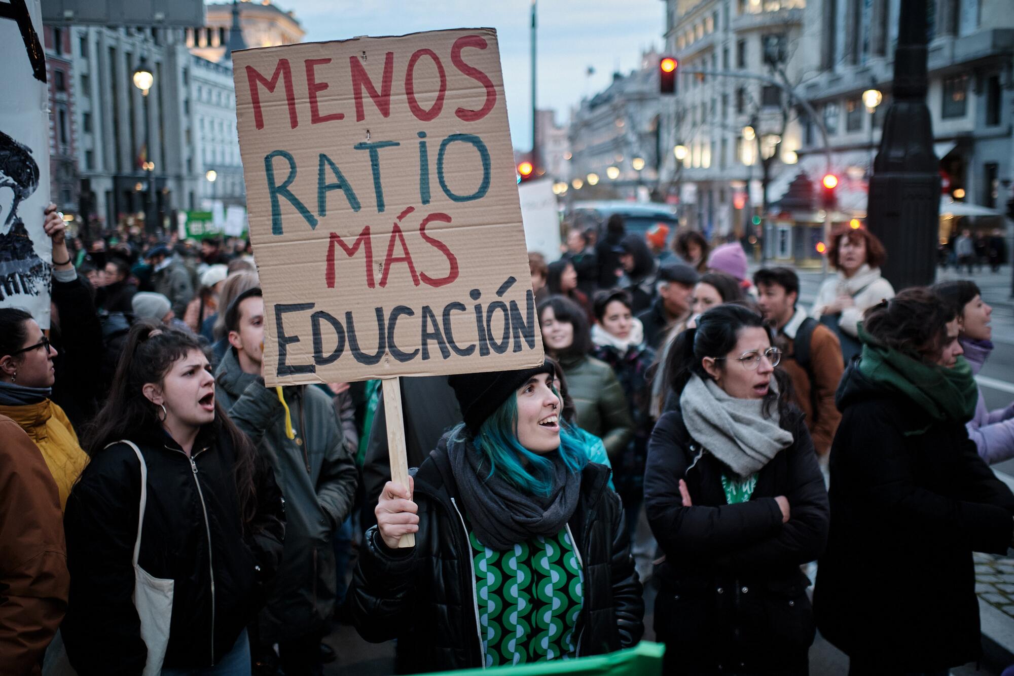 Educación lectivas manifestación - 6