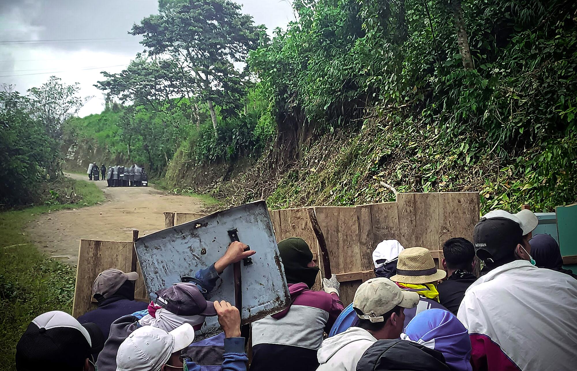 Enfrentamientos en Palo Quemado. / FNA.