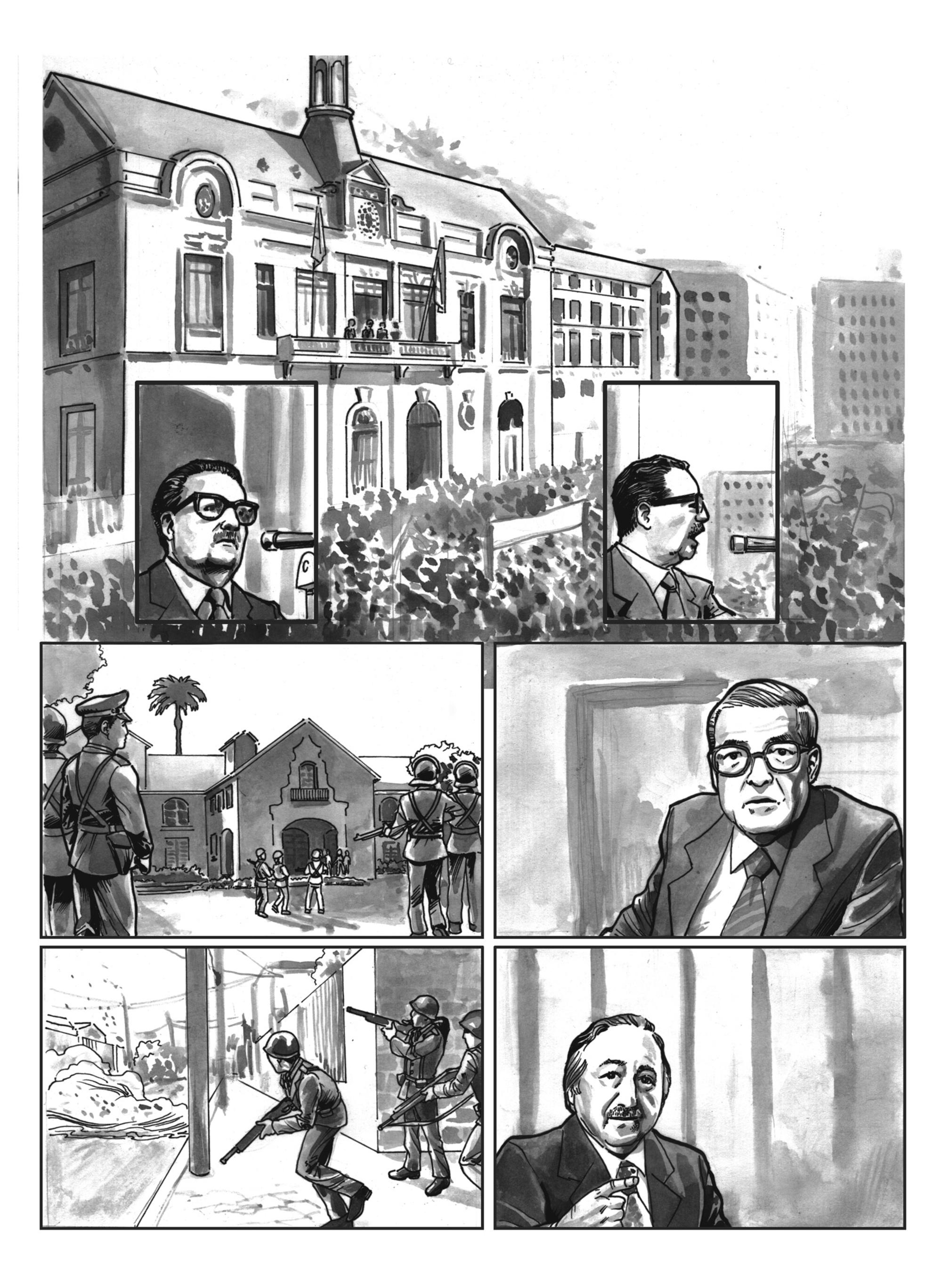 Una página de ‘Los años de Allende’
