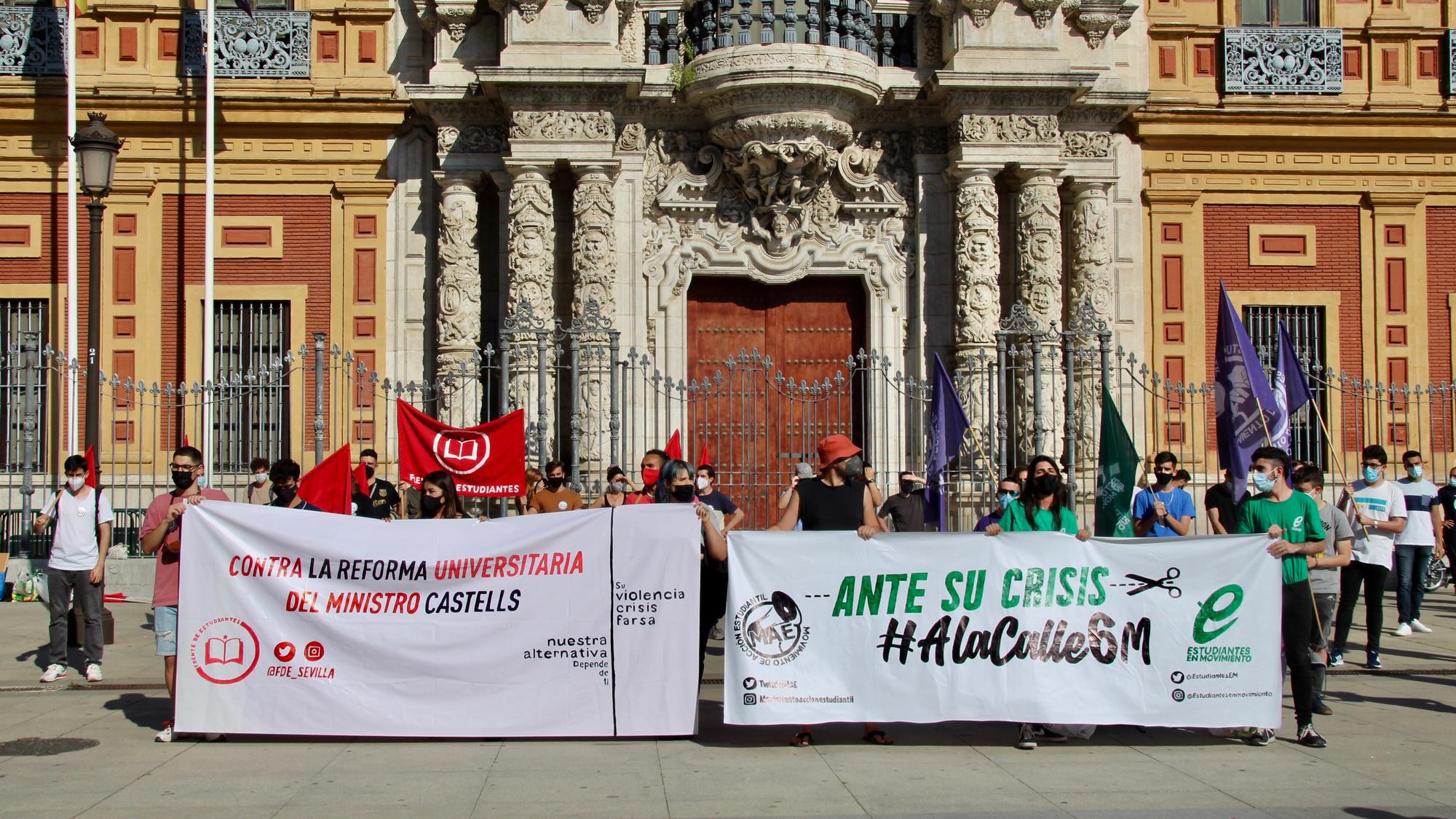 Concentración estudiantes Andalucía 1
