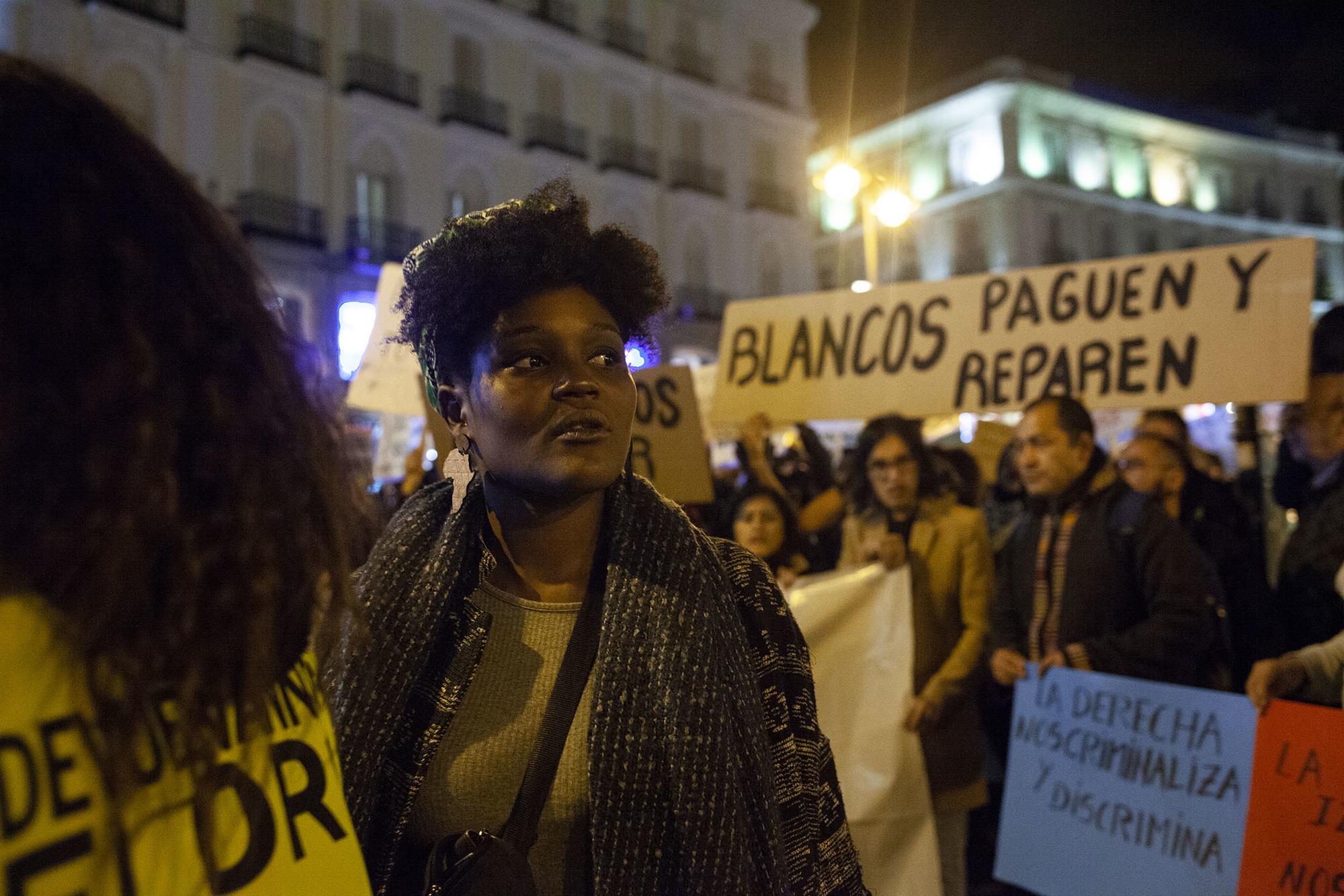 Manifestación contra el racismo institucional 1