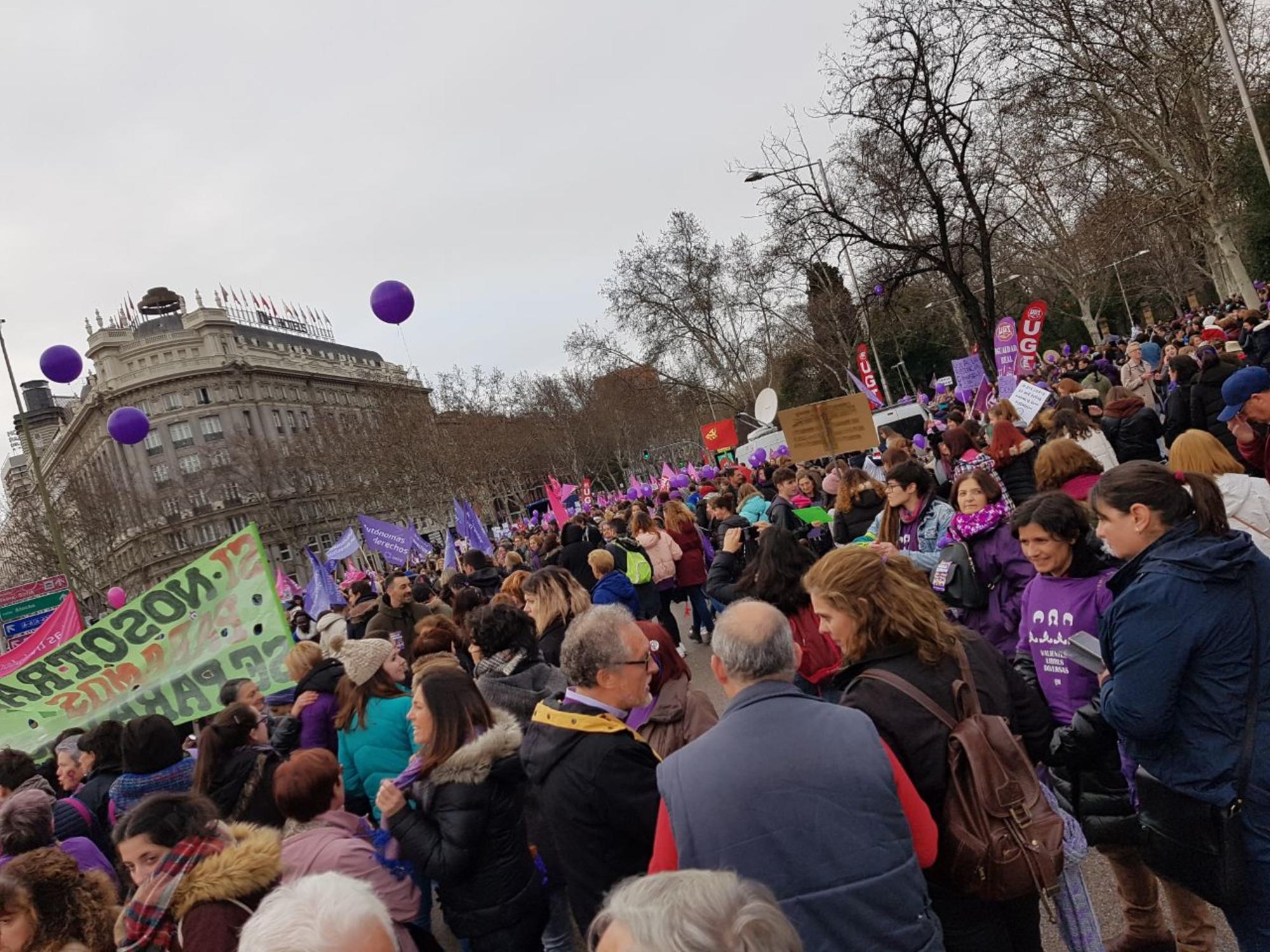 Atocha (Madrid) 8 de marzo de 2018.