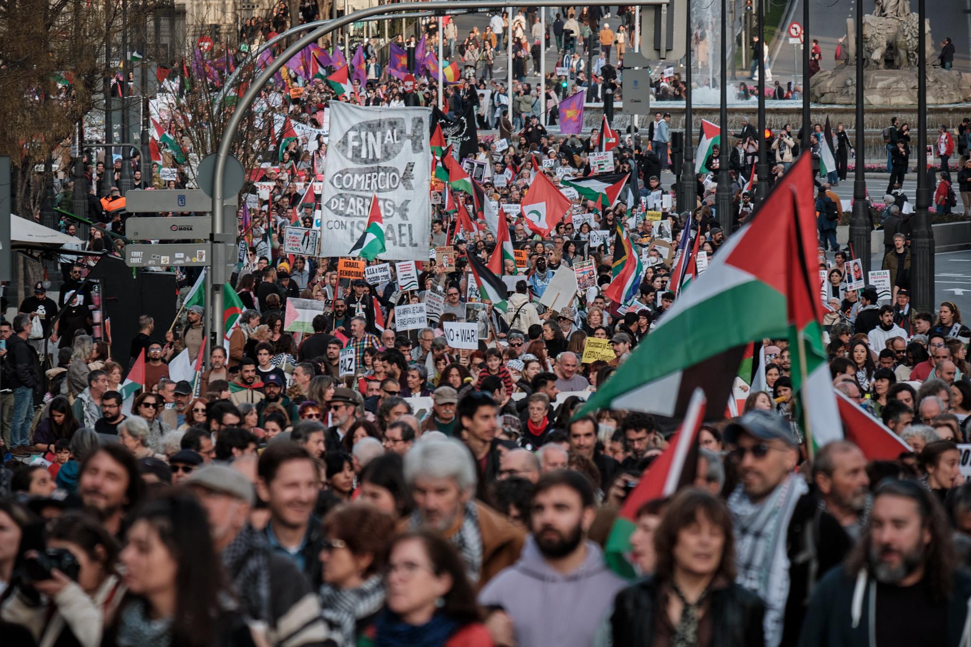 Marcha Madrid Palestina 27 - 7