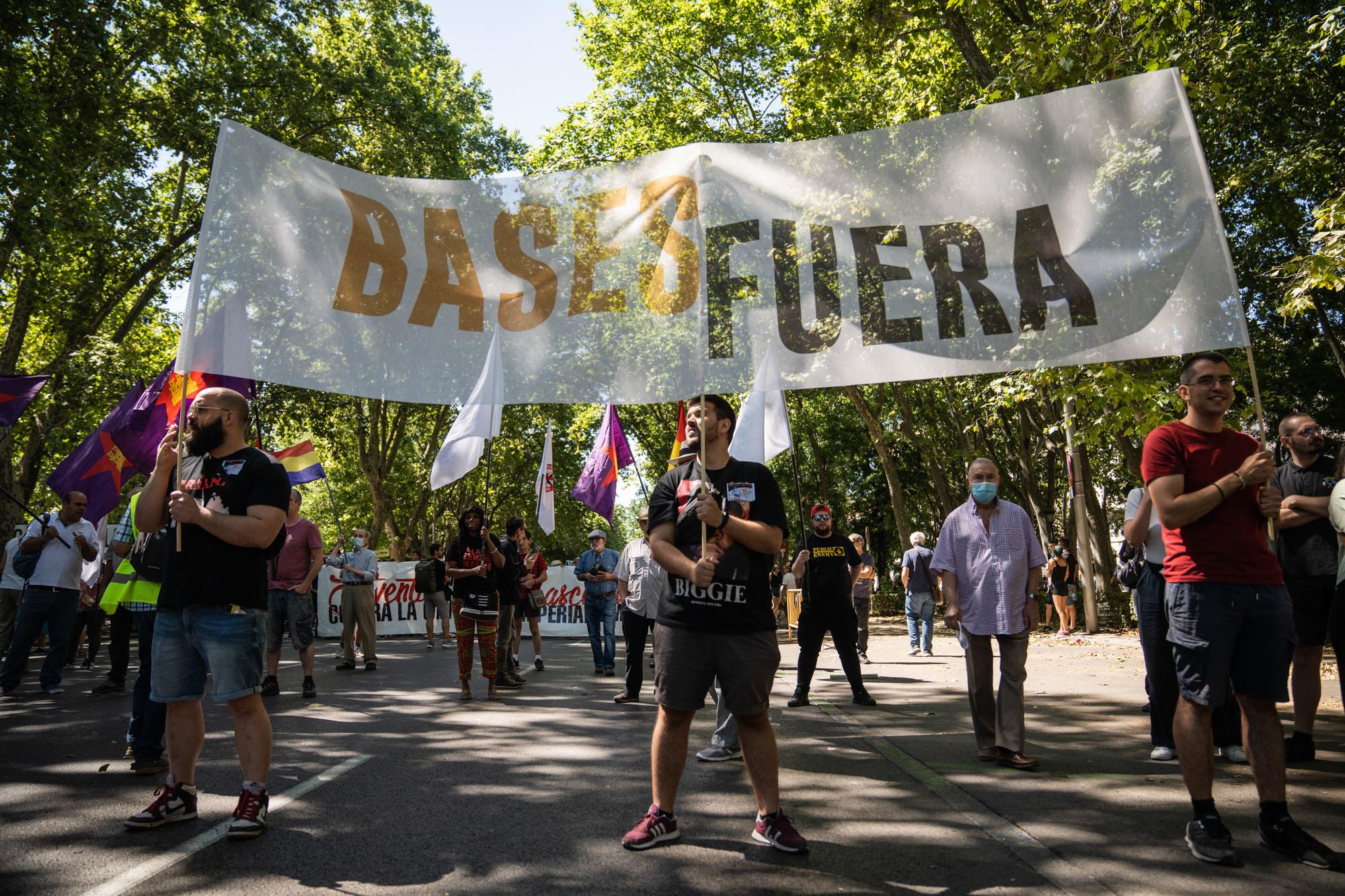 Manifestación contra la cumbre de la OTAN en Madrid - 15