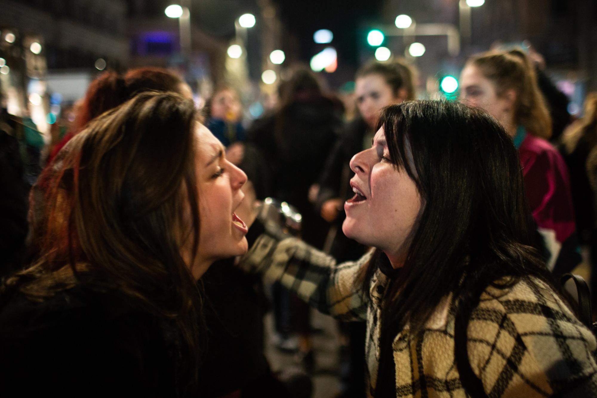 Caceralada por el 8M n la Puerta del Sol, Madrid - 19