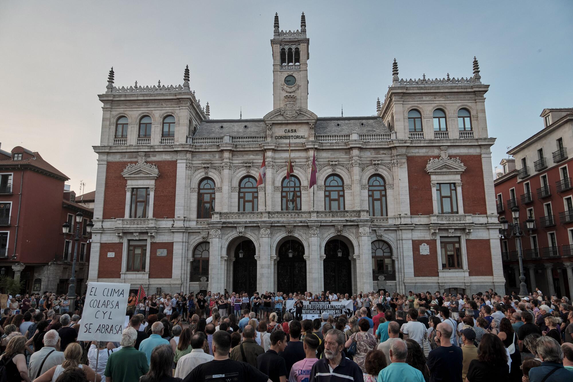 Manifestación Valladolid 20 de agosto Incendios Galeria - 10
