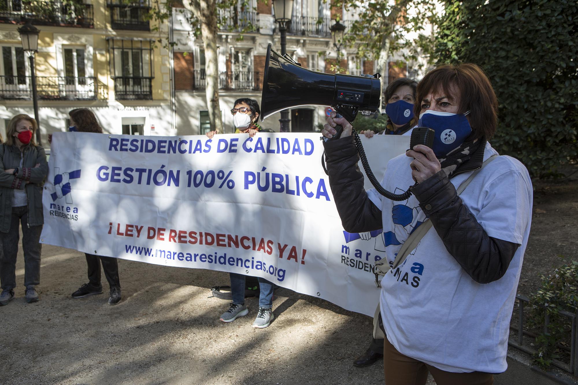 Concentración de la Marea Residencias por la inacción de la Fiscalía en las querellas por lo sucedido en las residencias de la CAM. - 8