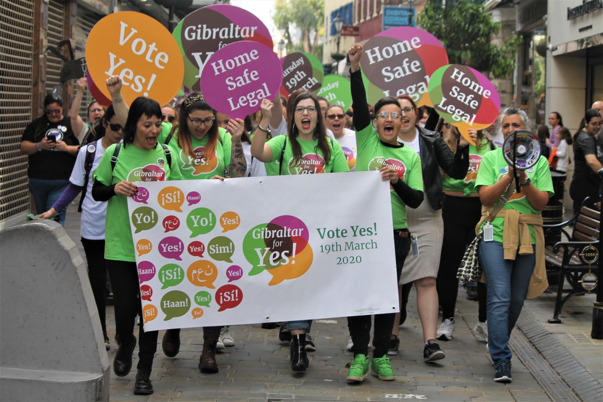 Marcha Gibraltar aborto