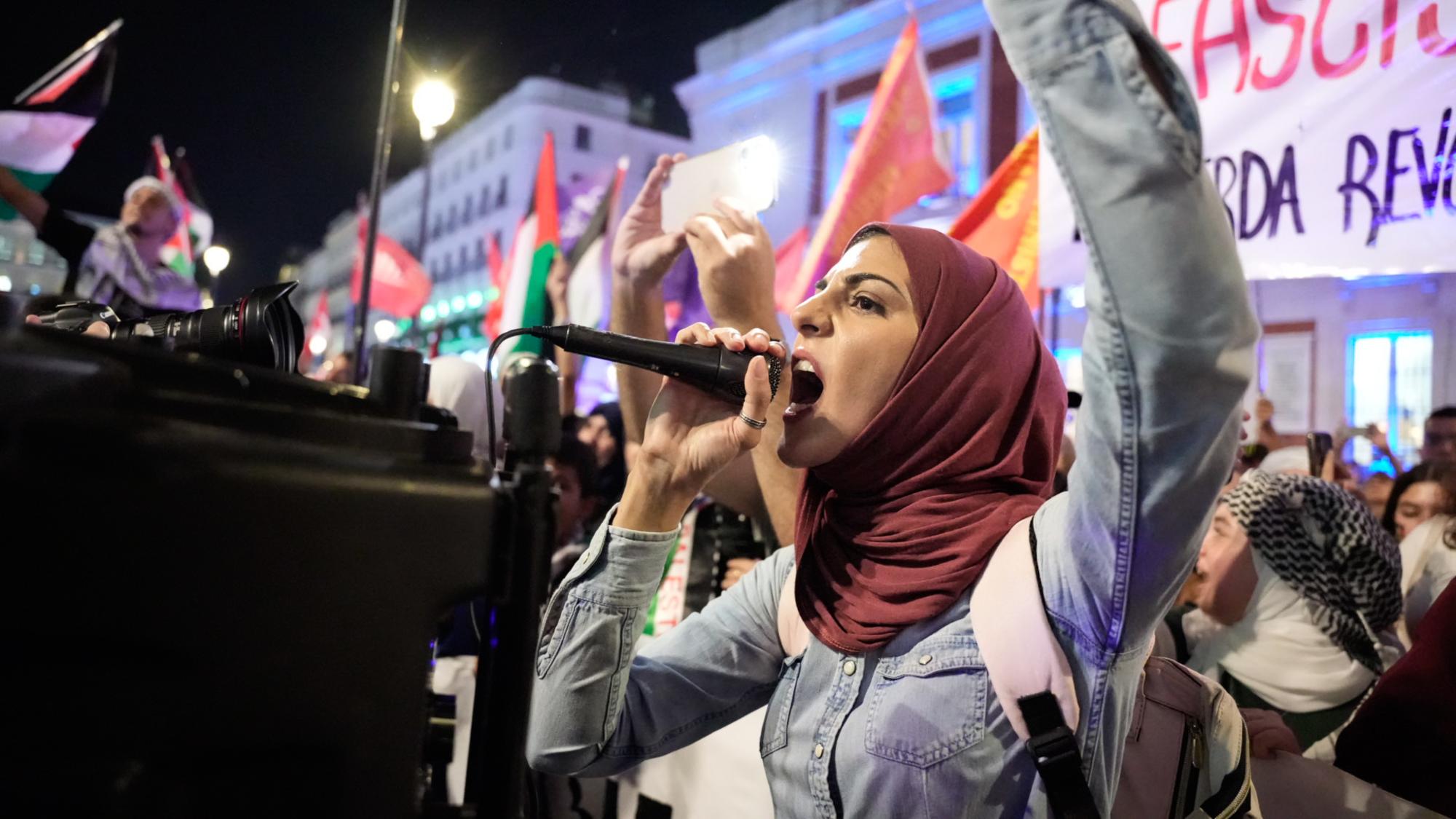 Concentración Madrid de apoyo a Palestina oct 2023 - 11