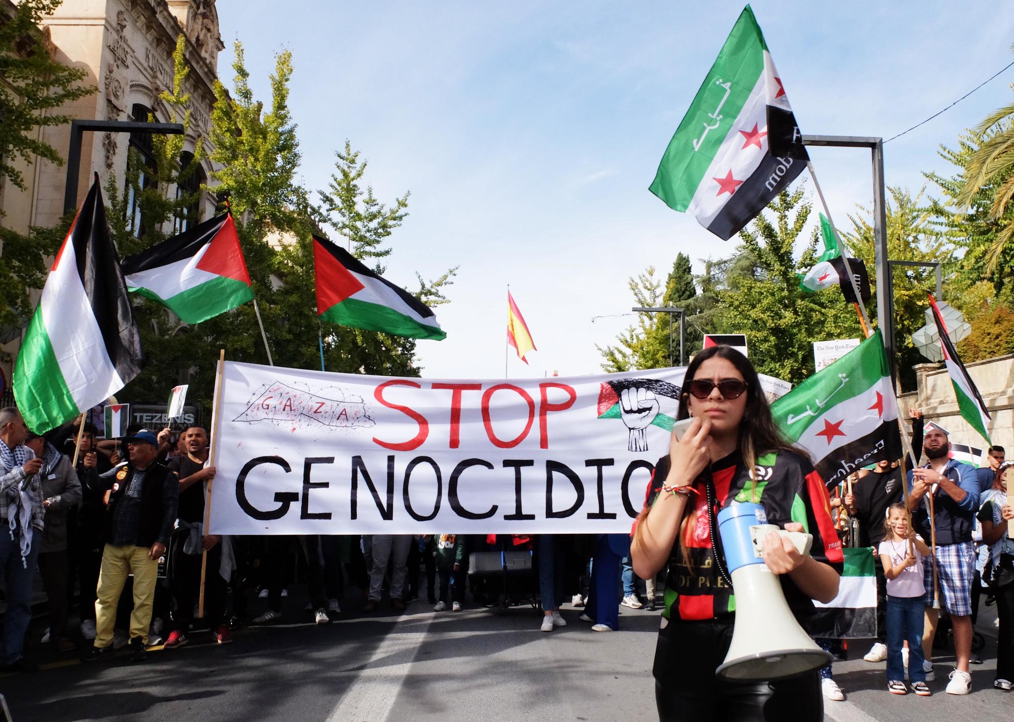 Manifestación Granada Palestina portada