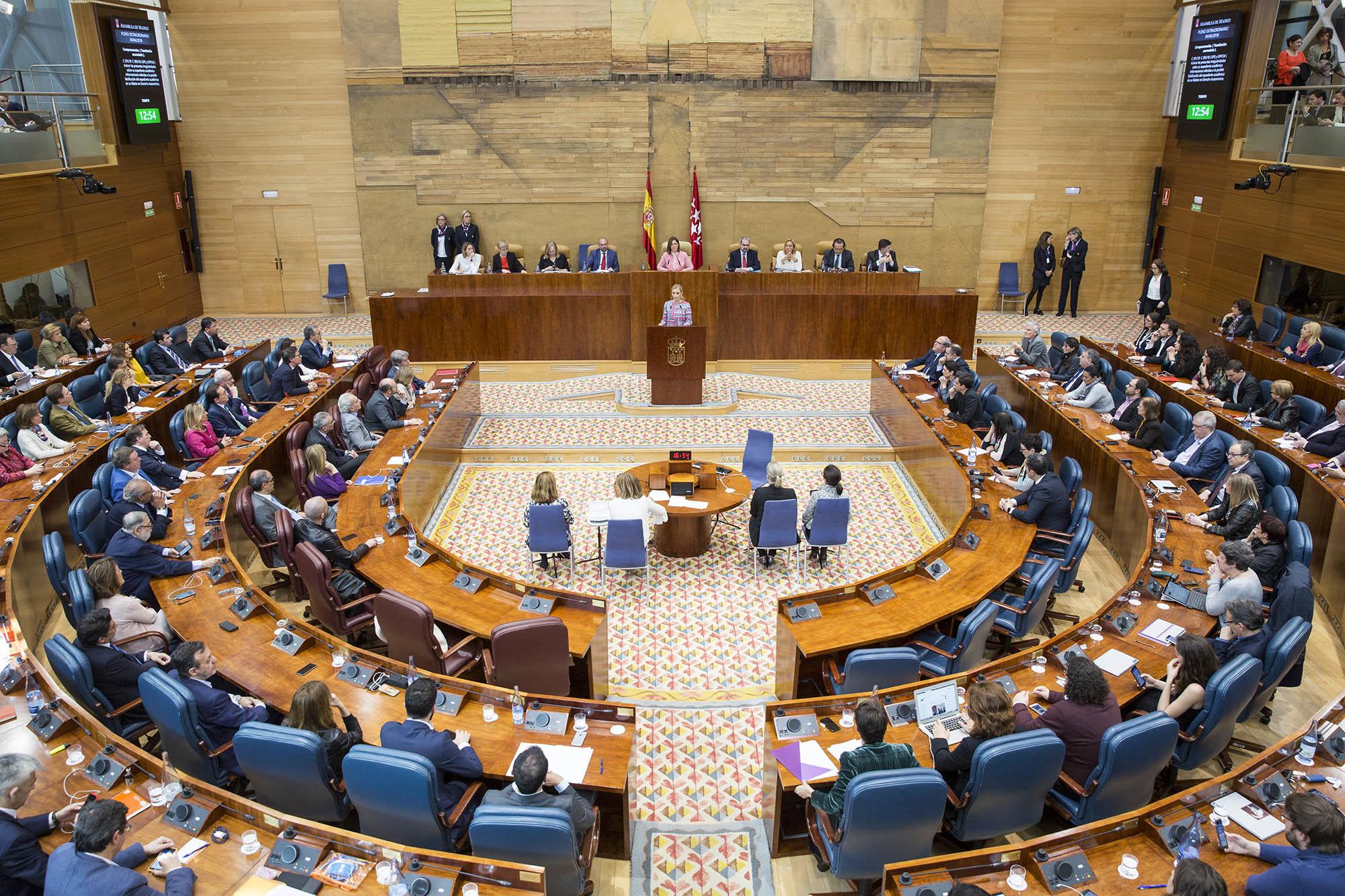 Plano Asamblea Madrid Cifuentes