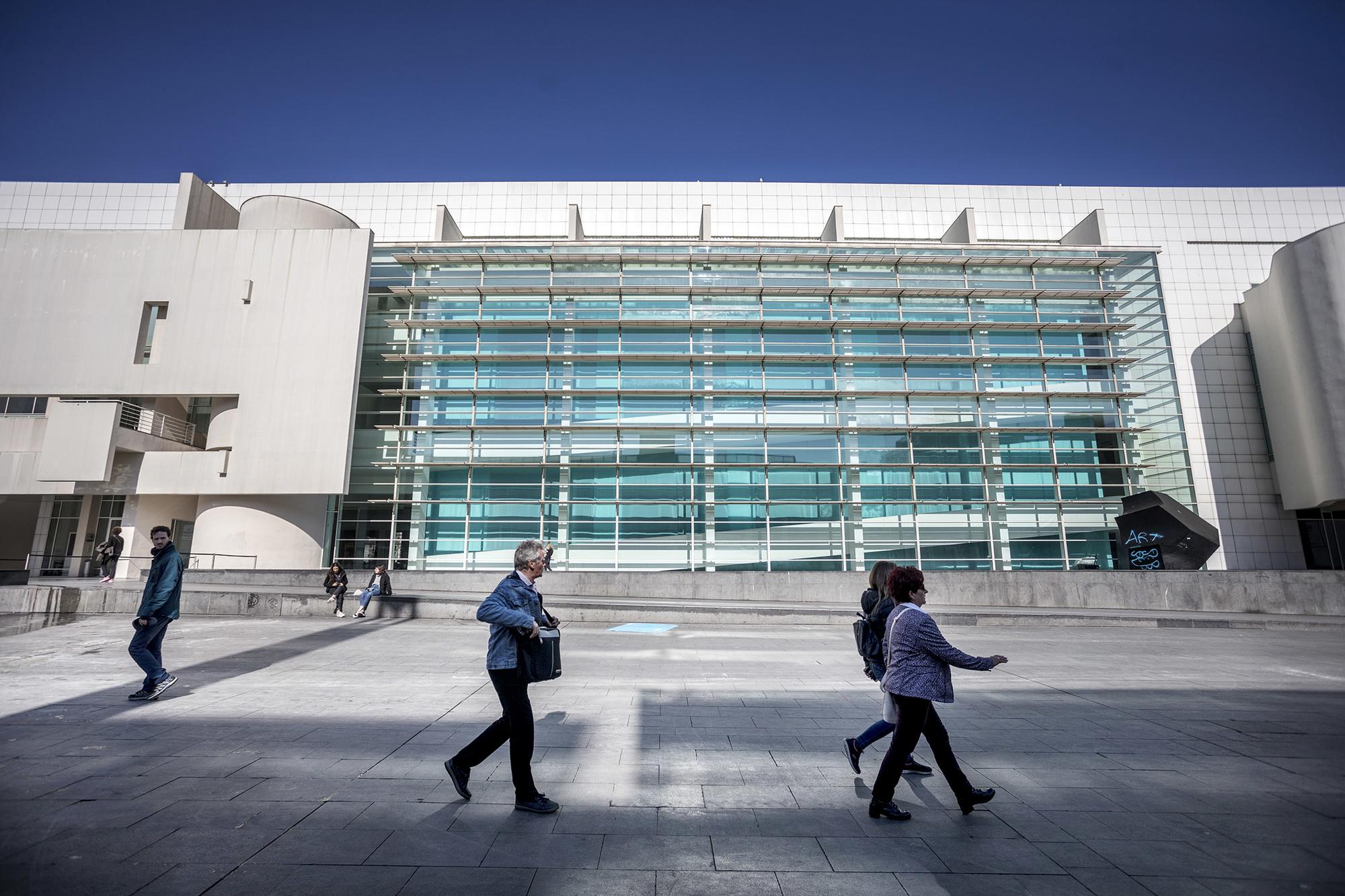 Fachada del MACBA en Barcelona