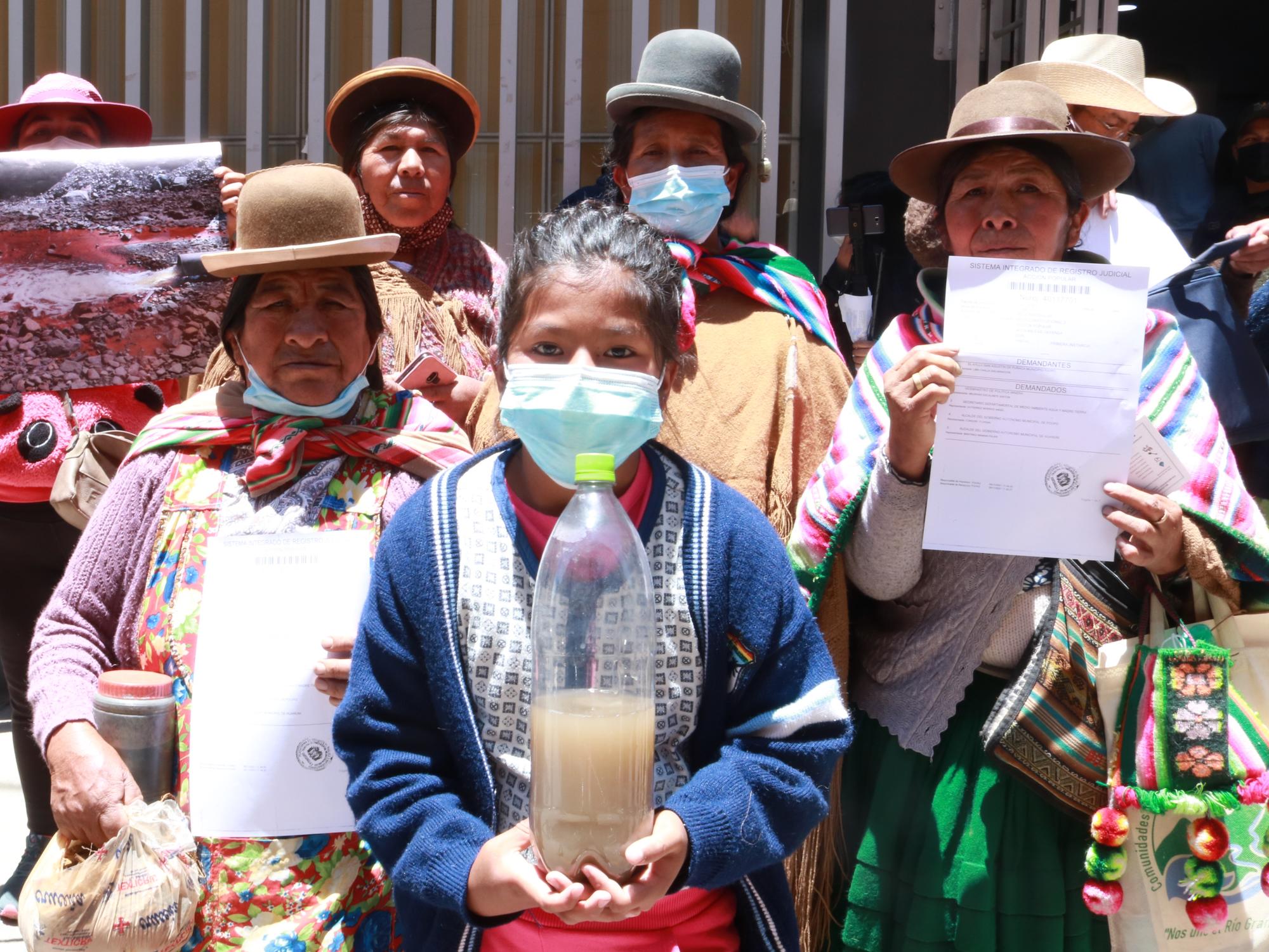 quechuas comunidad San Agustín de Puñaca demanda por contaminación de la minería 