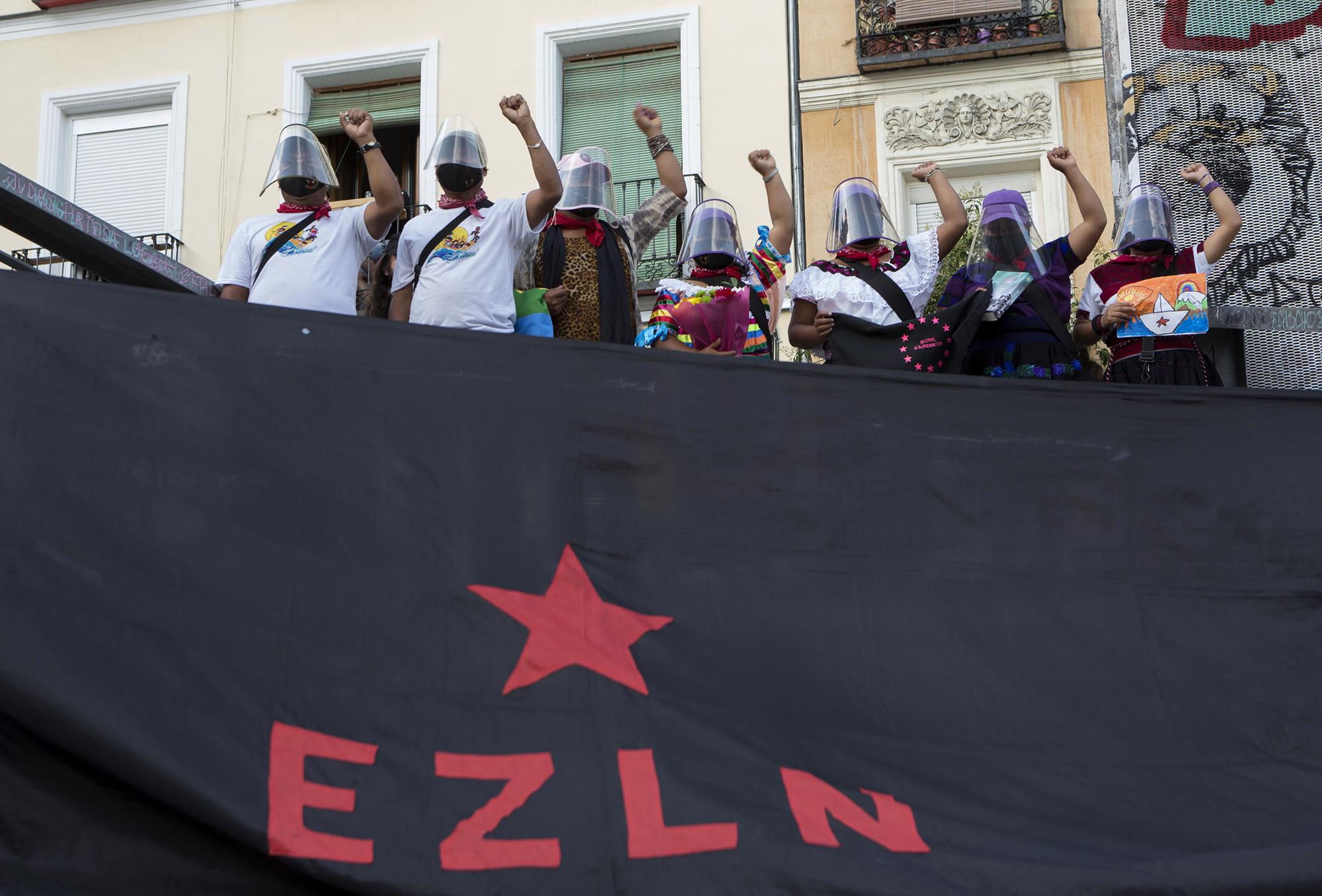 Bienvenida en Madrid al escuadrón 421 del EZLN - 12