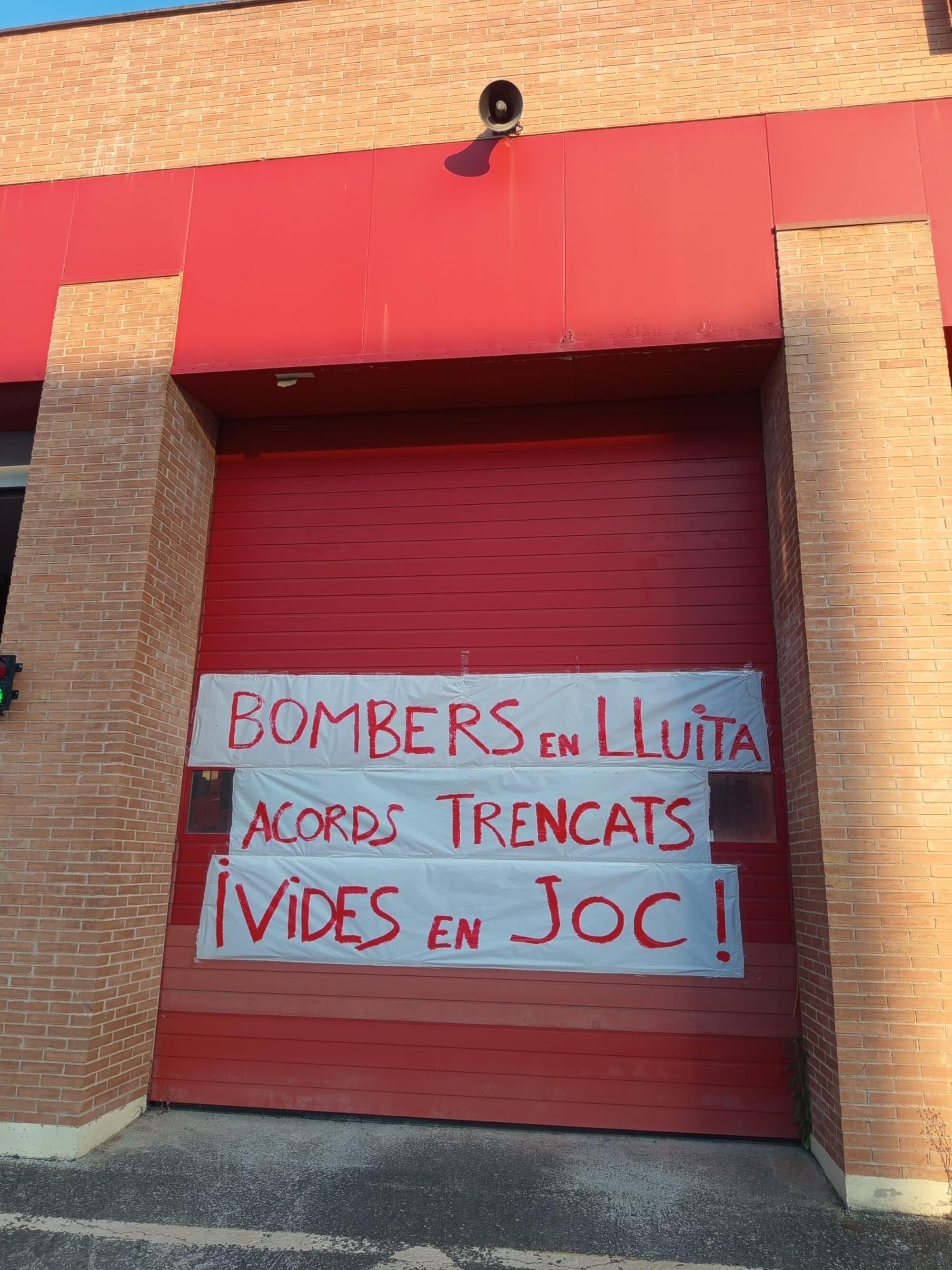 Huelga celo bomberos valencia parque