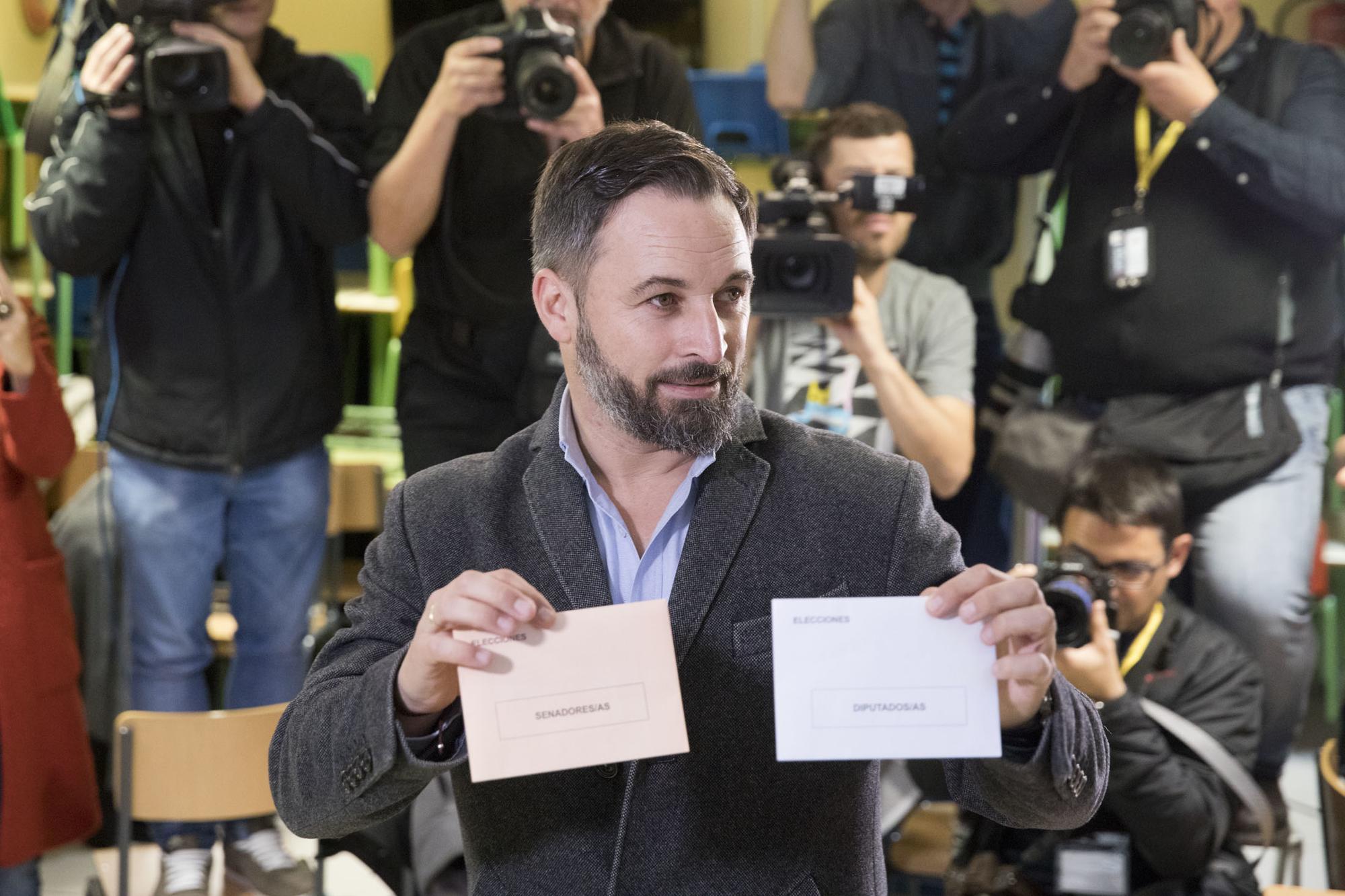 Santiago Abascal votación 10N - 3