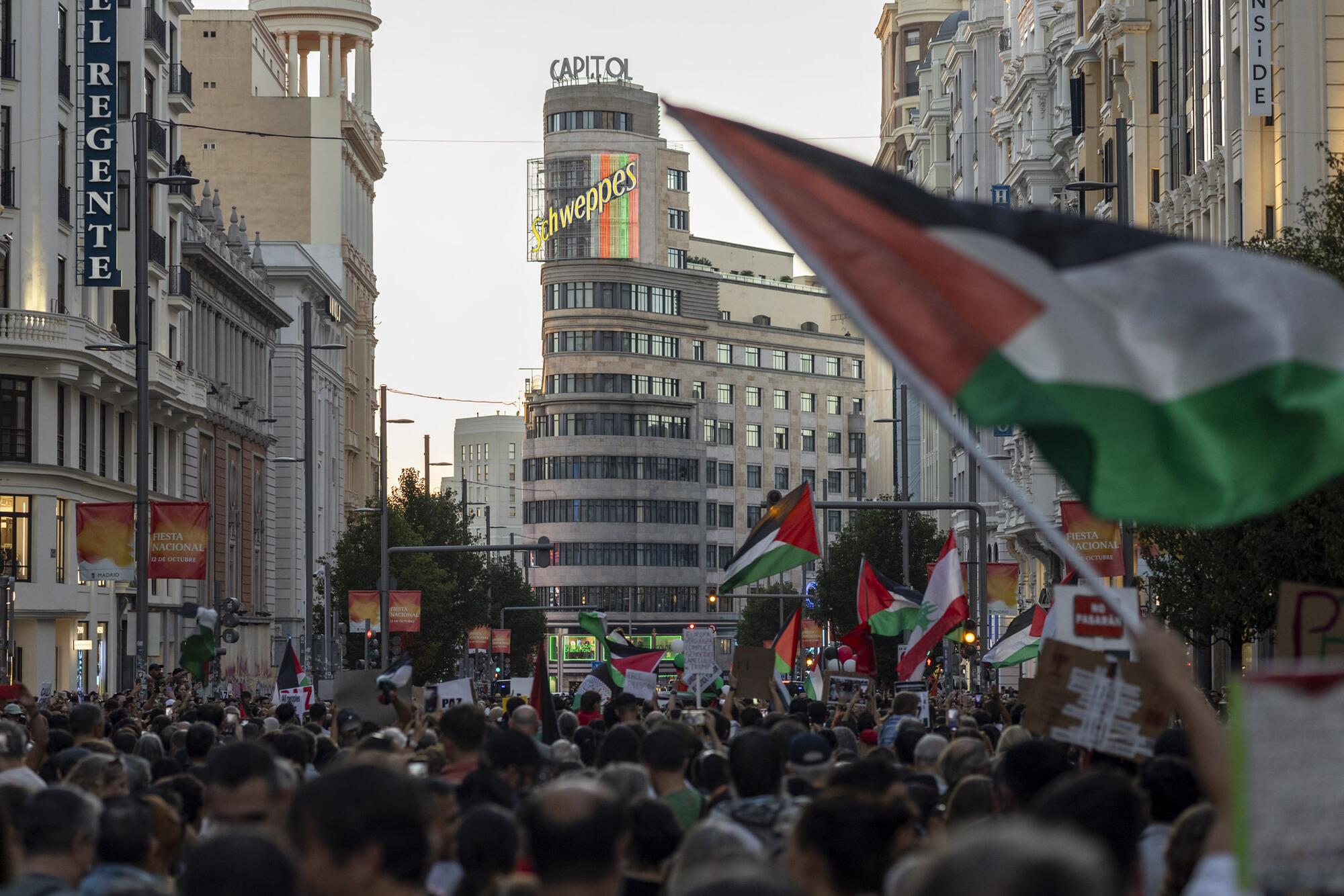 Manifestación Palestina 4 octubre Madrid - 9