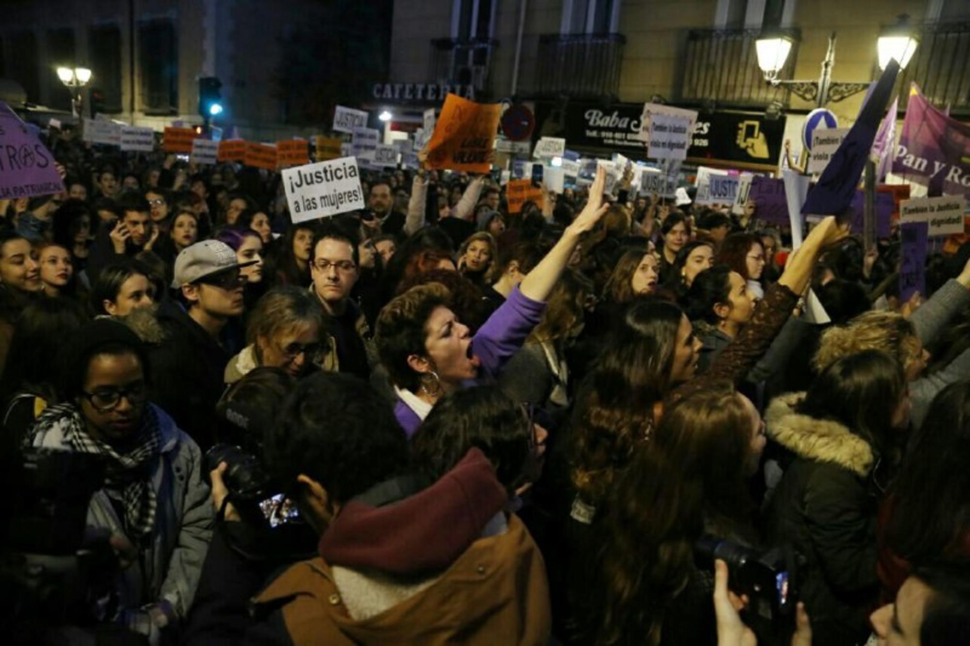 Concentración, Madrid contra la violencia machista 17 de noviembre