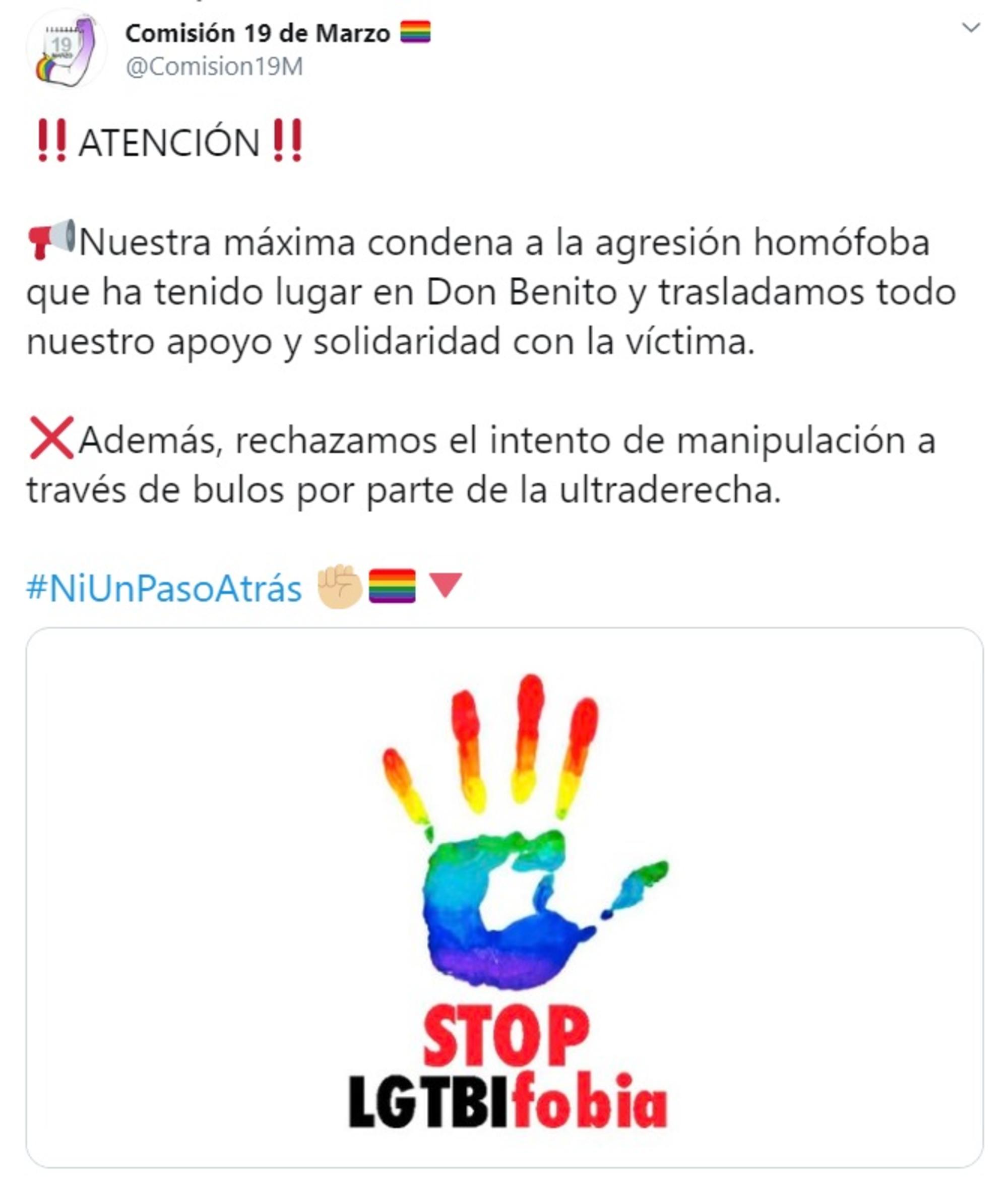 Comisión 19M tuit