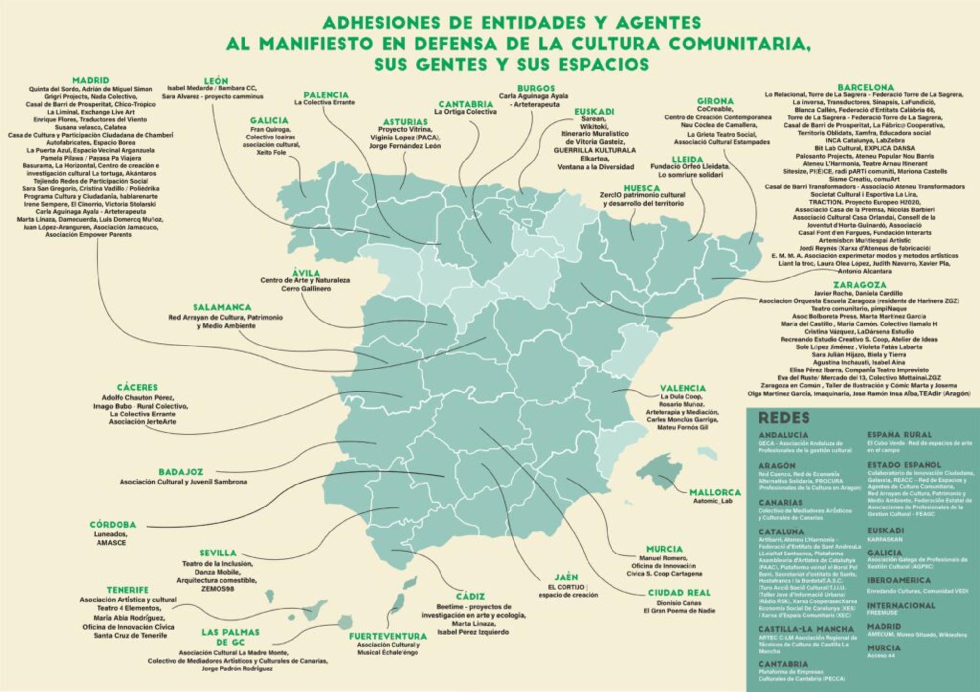 Mapa de Adhesiones a la REACC