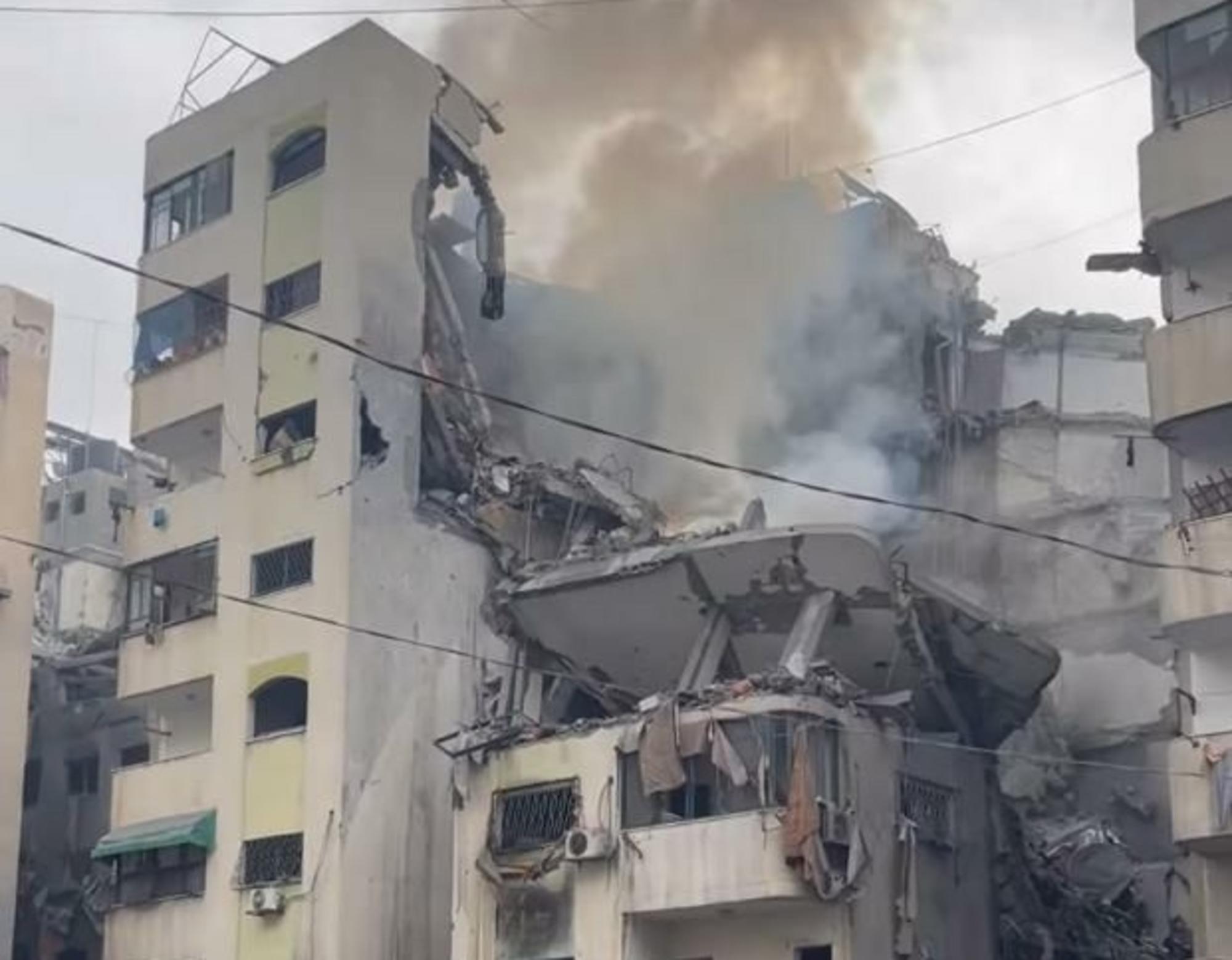 Edificio destruido Gaza