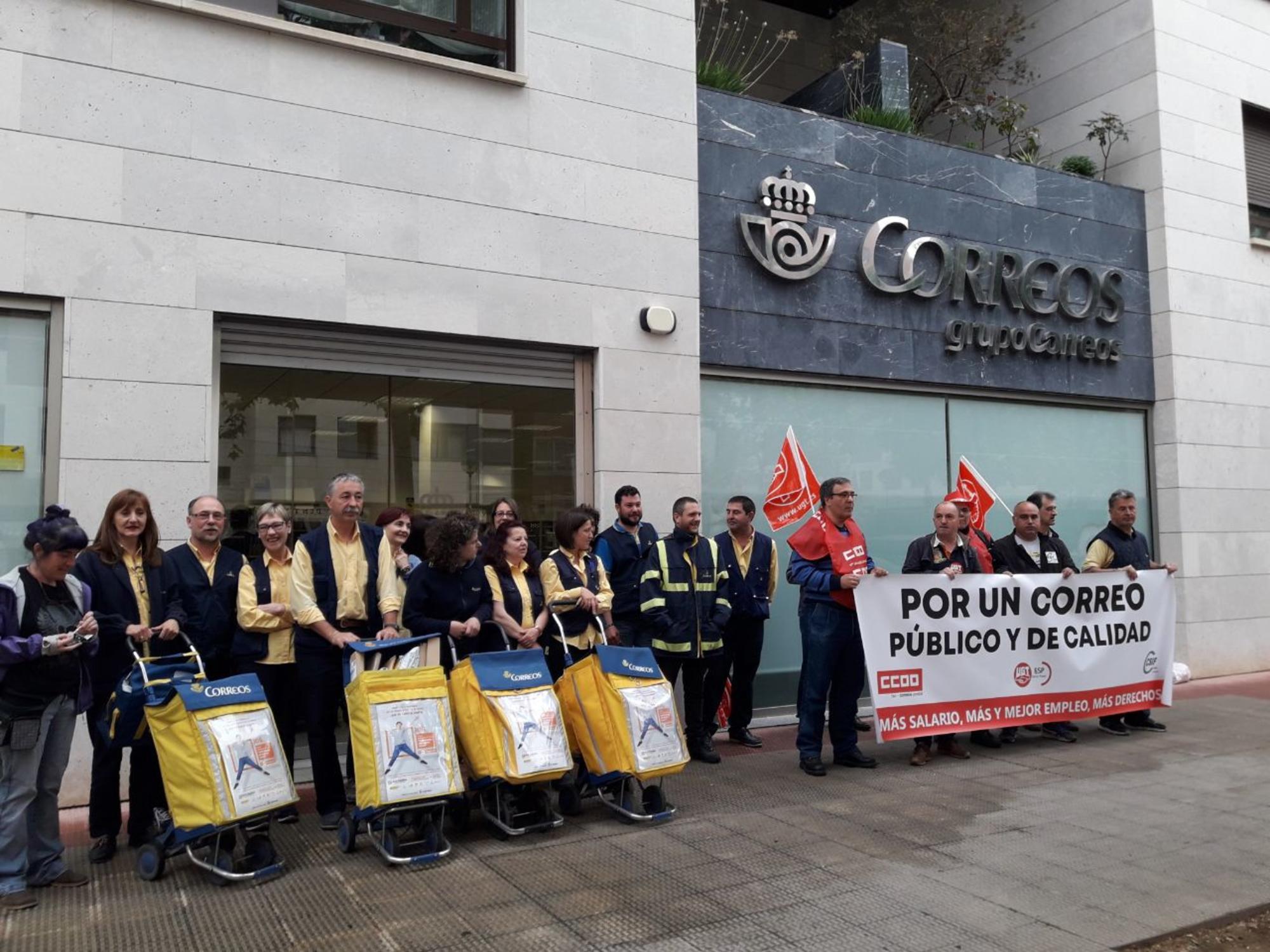 Huelga Correos Logroño