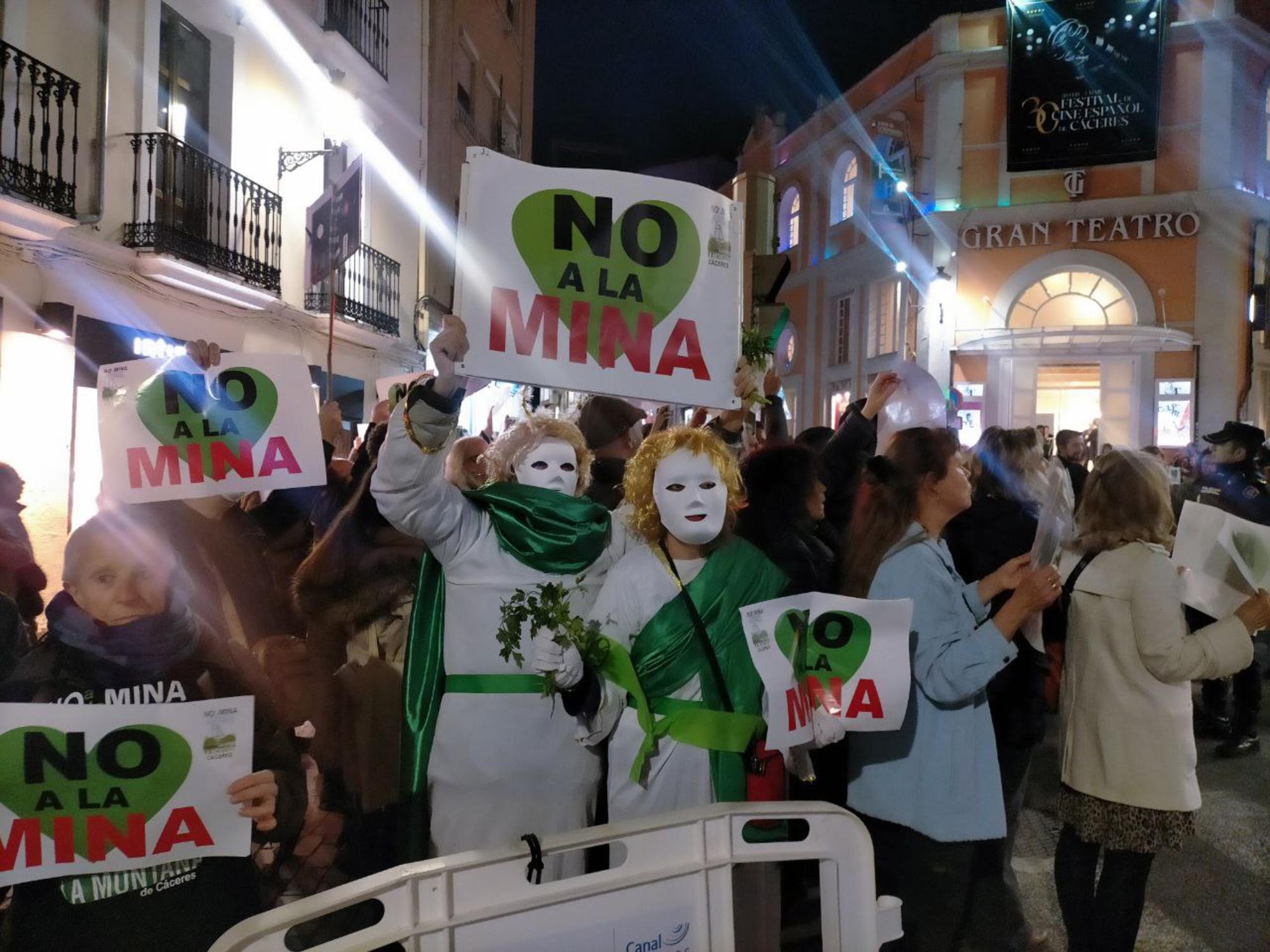 Protesta Festival Cine Cáceres