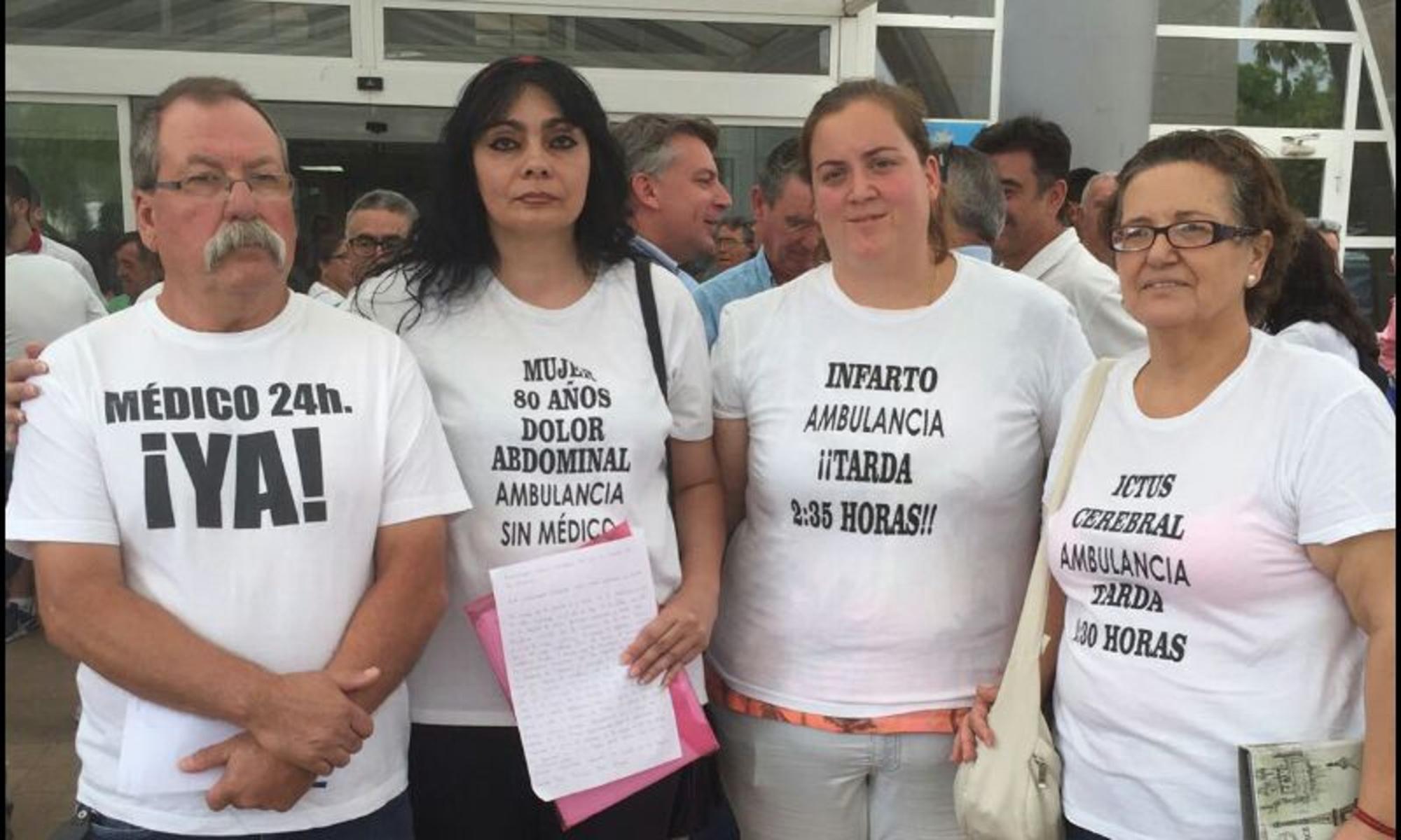 Manifestación Sanidad Pública Sierra sur