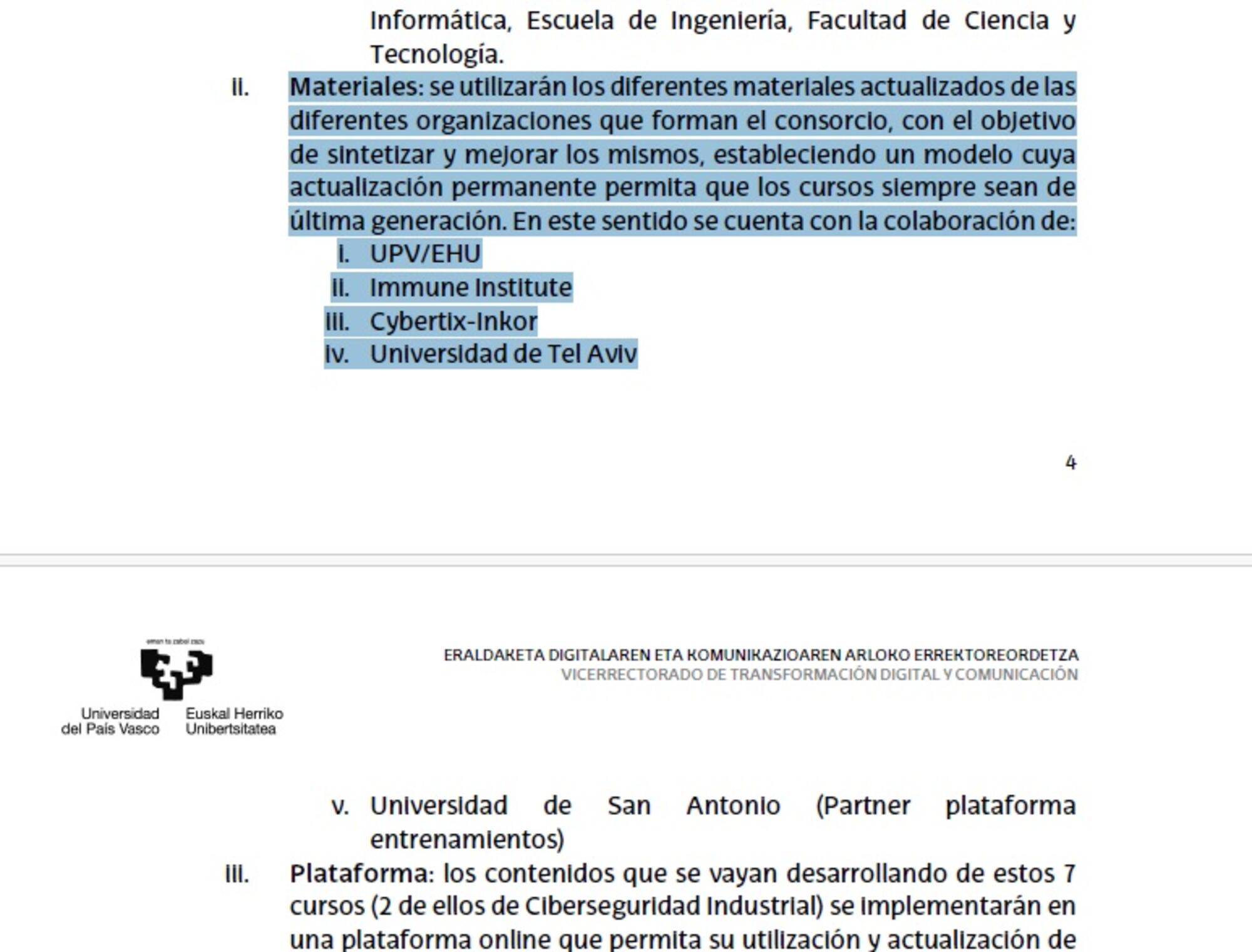 Memoria del convenio de la Cátedra de Ciberseguridad UPV/EHU - INCIBE 3