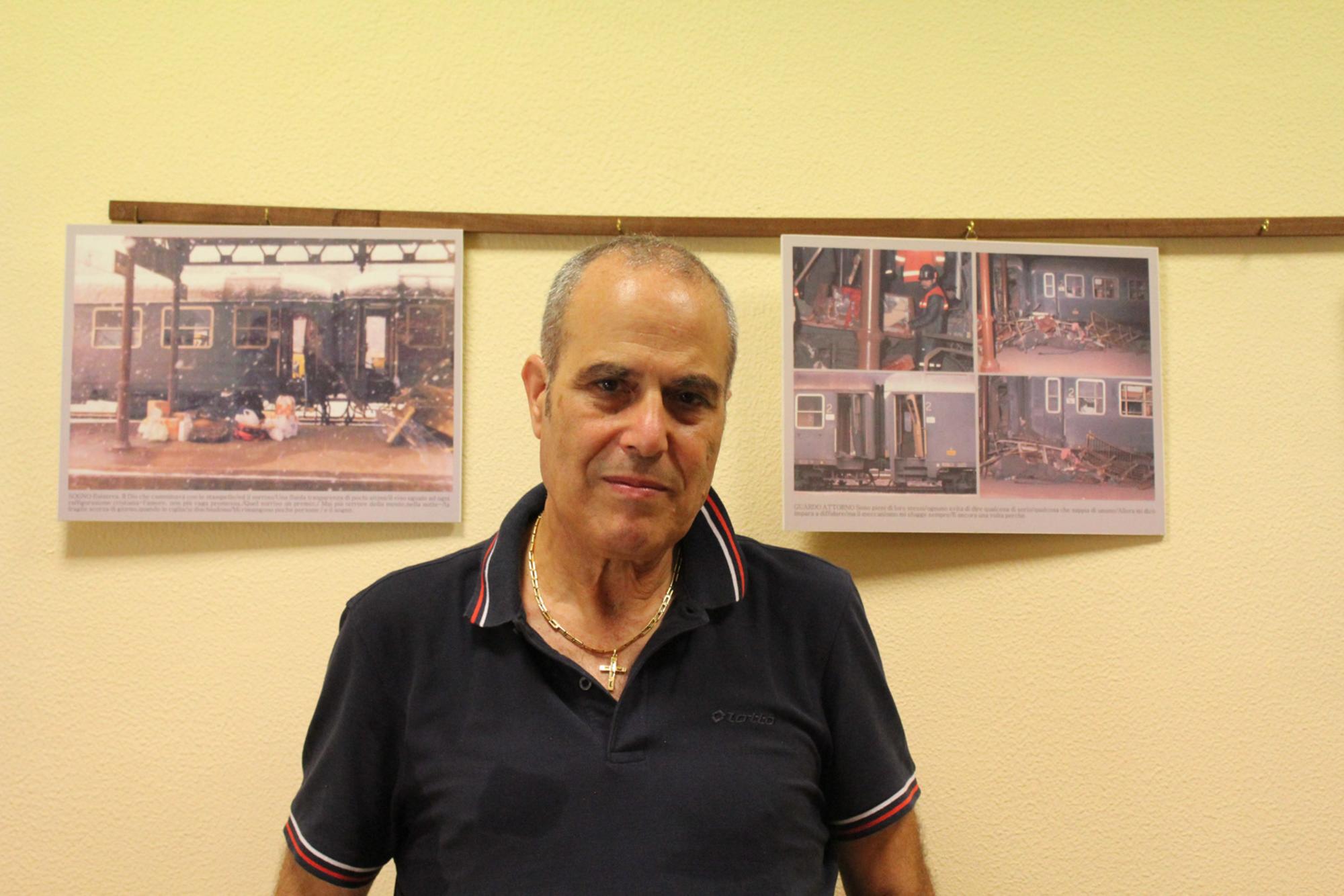 Bruno Vallefuoco en el antiguo piso de un camorrista
