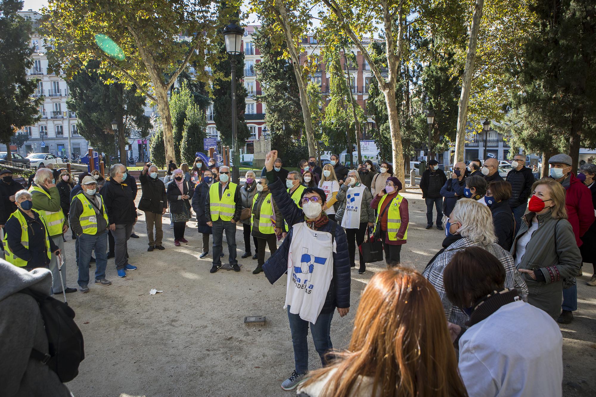 Concentración de la Marea Residencias por la inacción de la Fiscalía en las querellas por lo sucedido en las residencias de la CAM. - 1