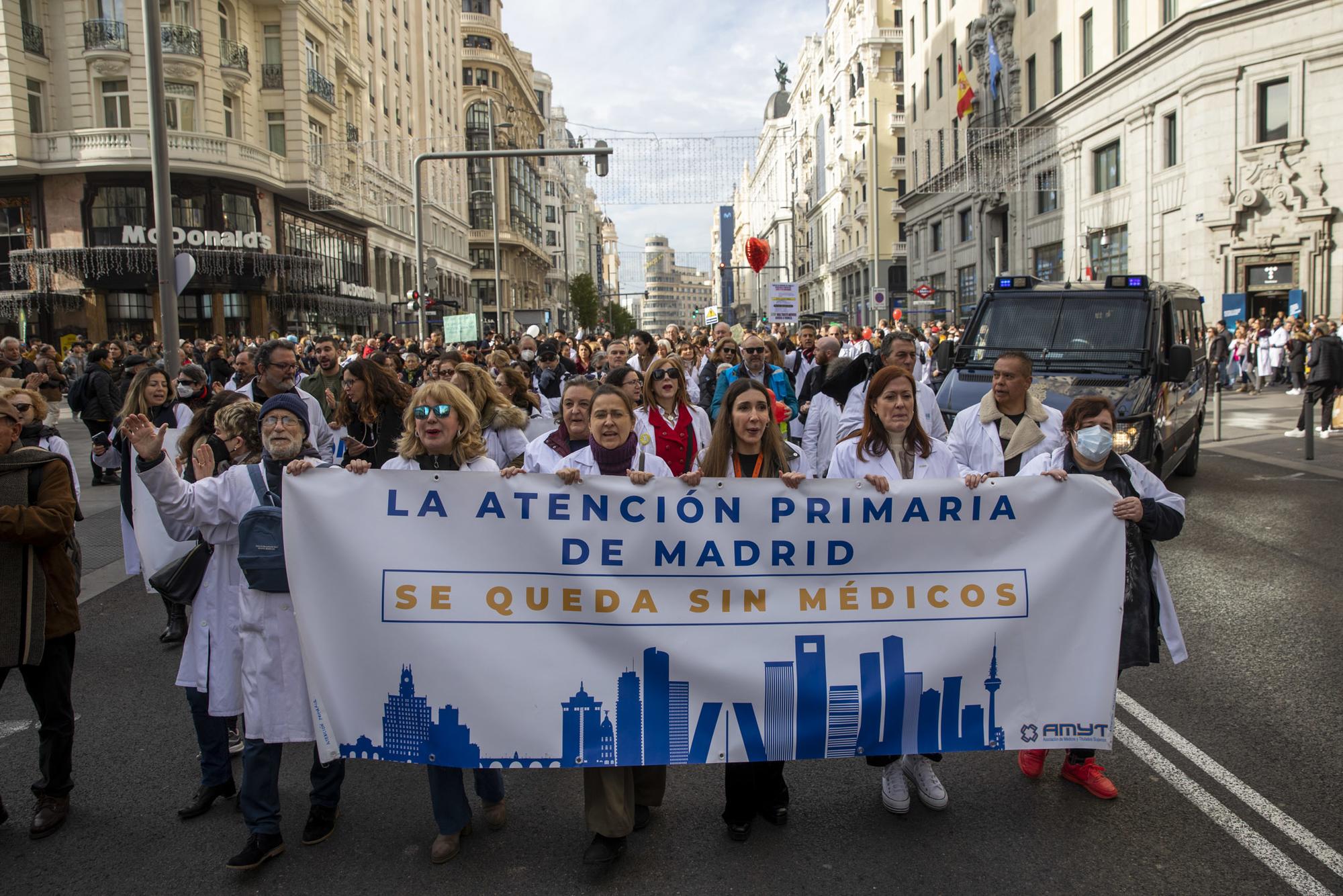 Manifestación huelga médicos primaria - 4