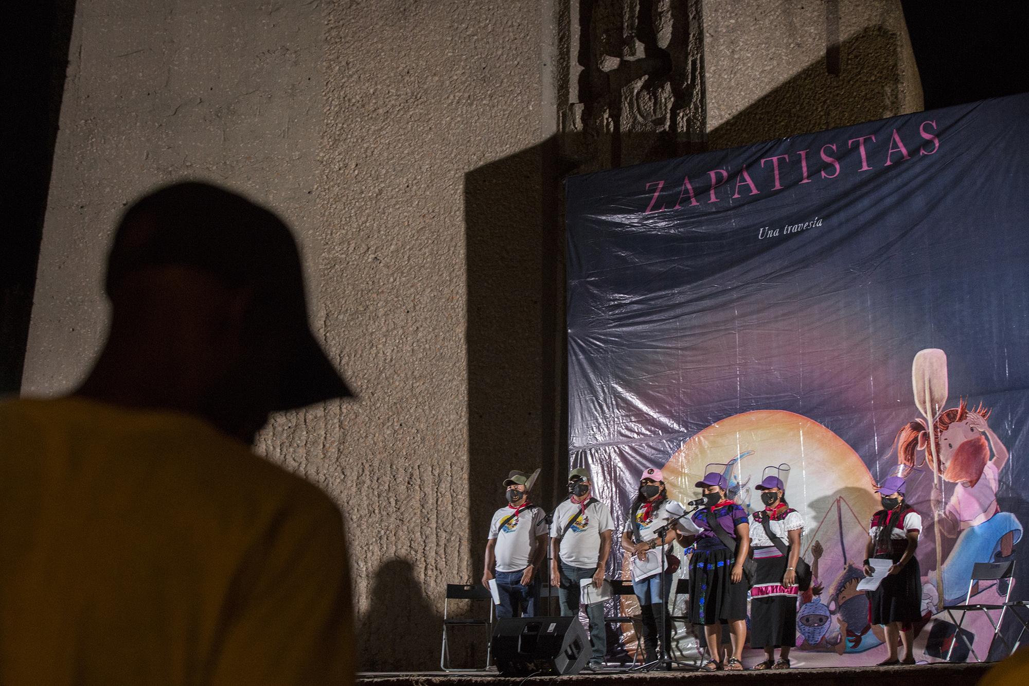 Zapatistas en Madrid, manifestación 13 de agosto 2021 - 15