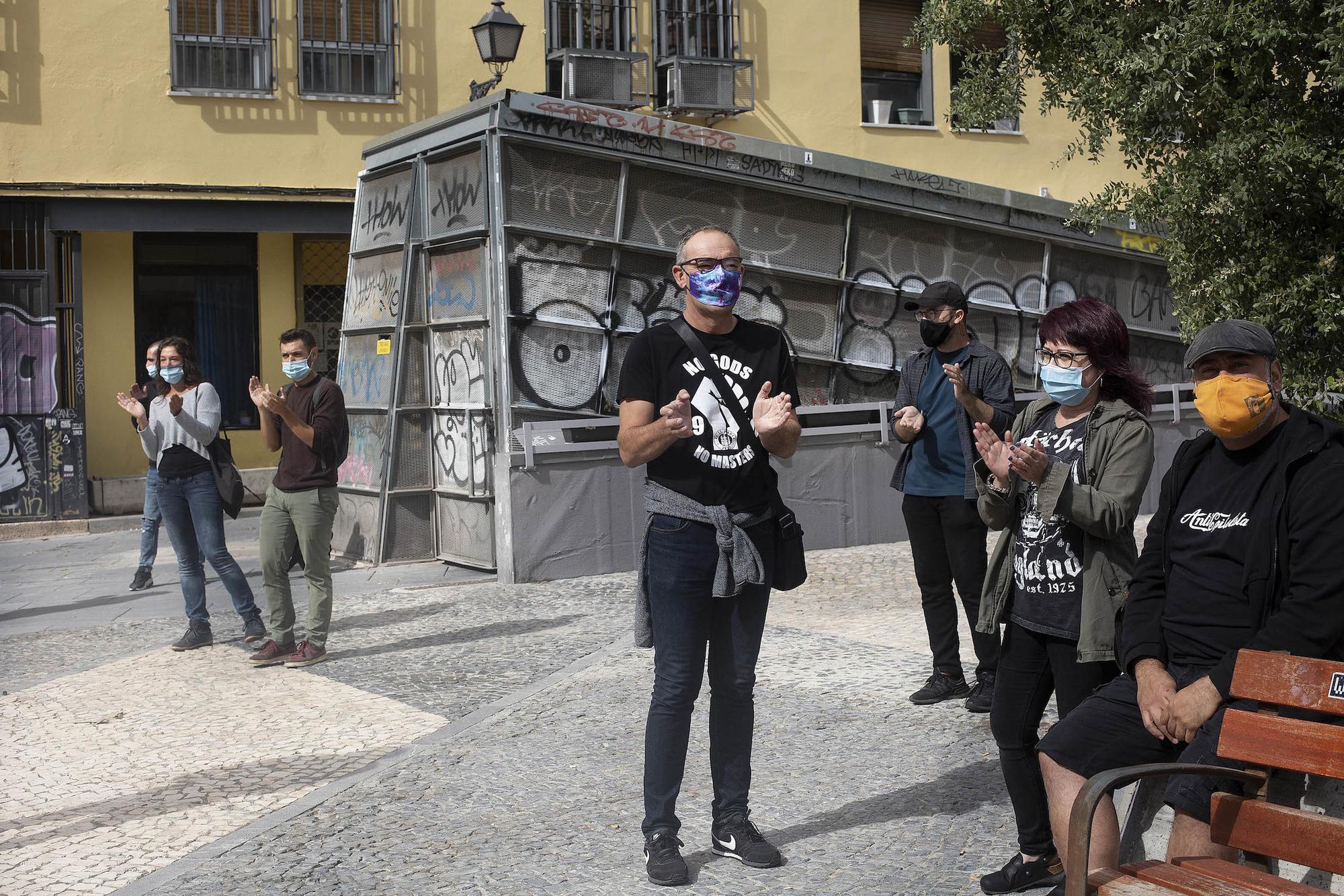Concentraciones contra las políricas de la Comunidad de Madrid durante el covid - 1