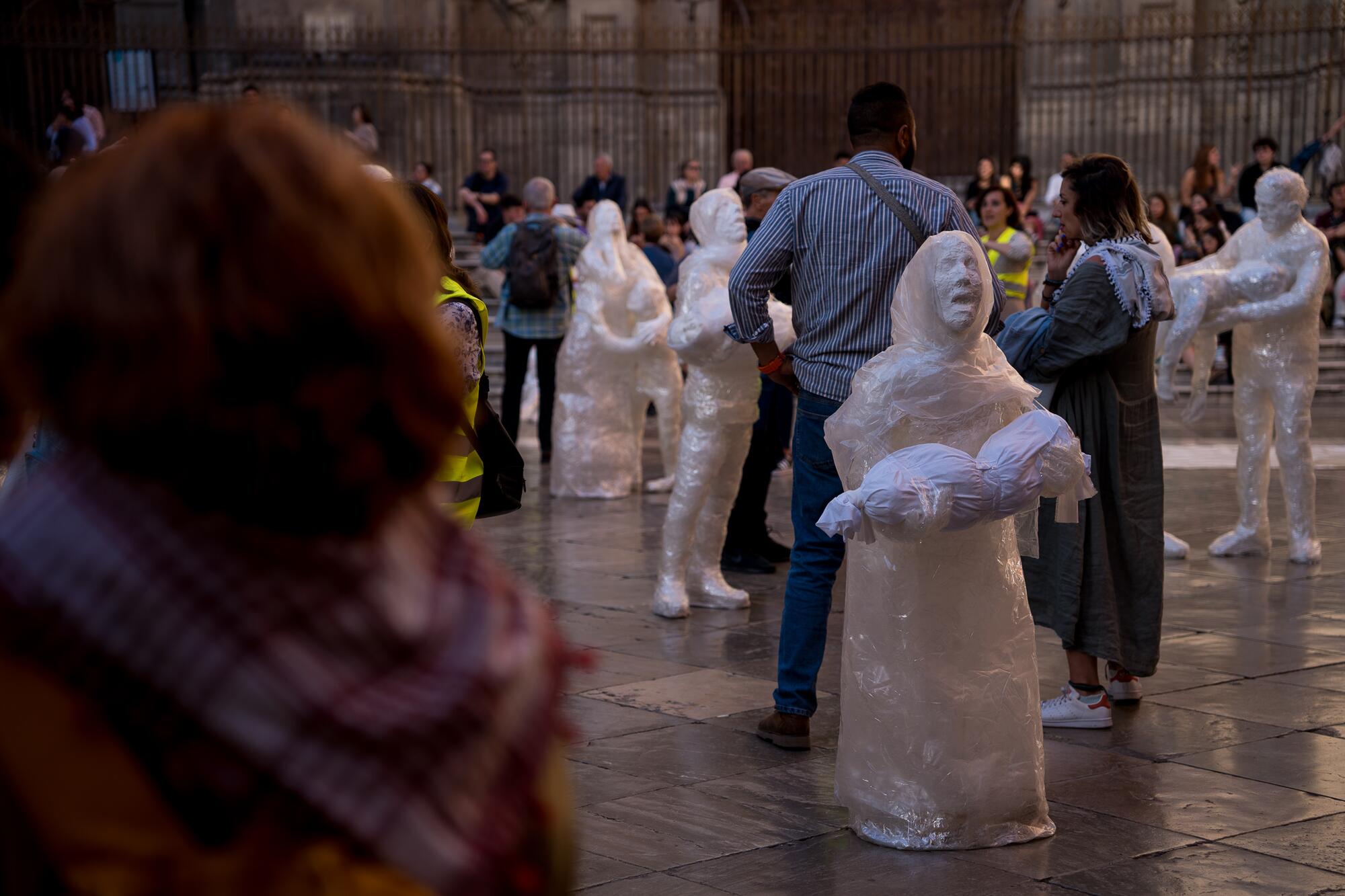 Instalación artística palestina 3