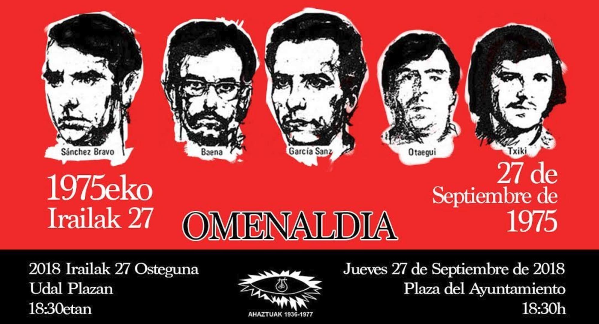 Homenaje franquismo