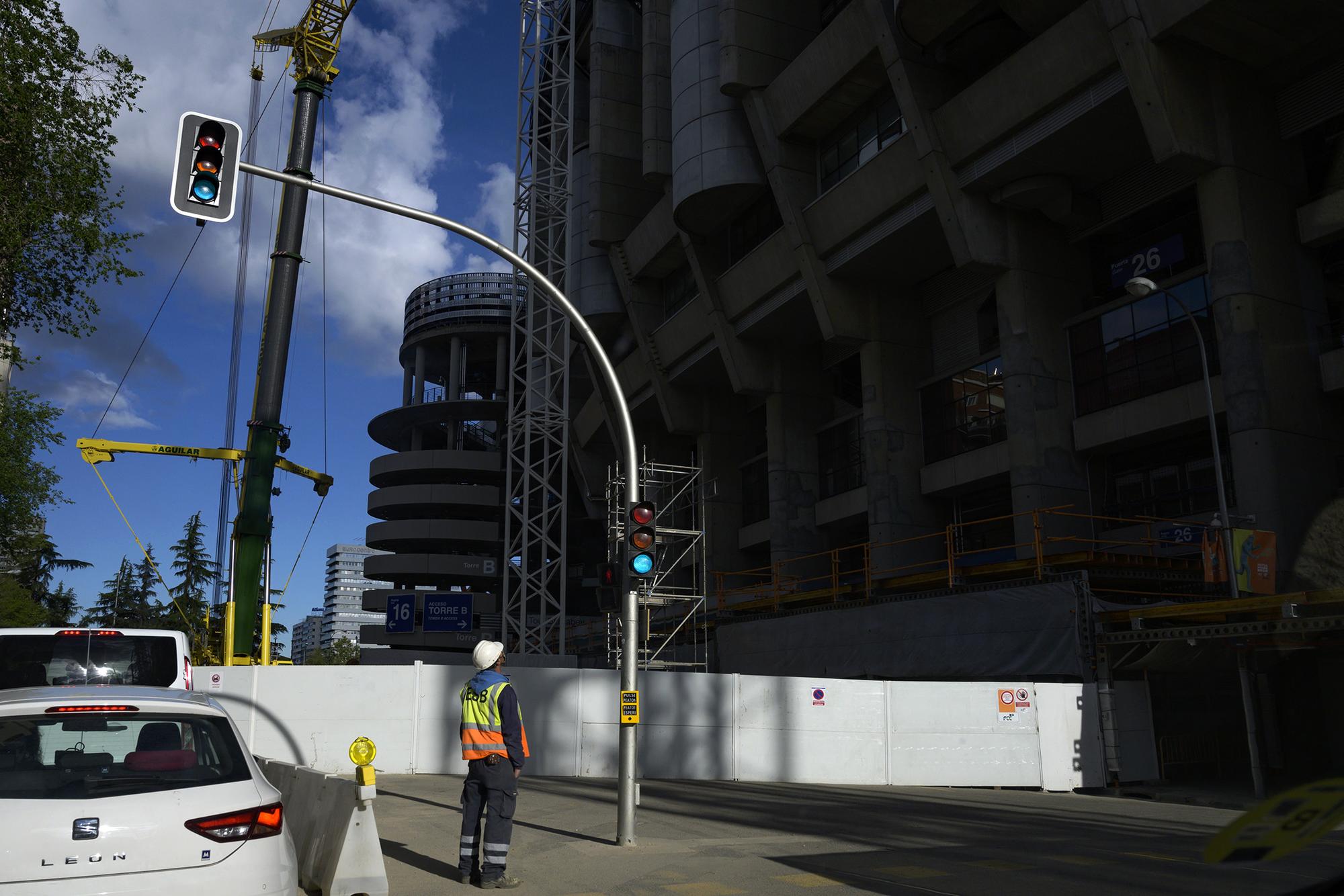 Obras en el Santiago Bernabeu