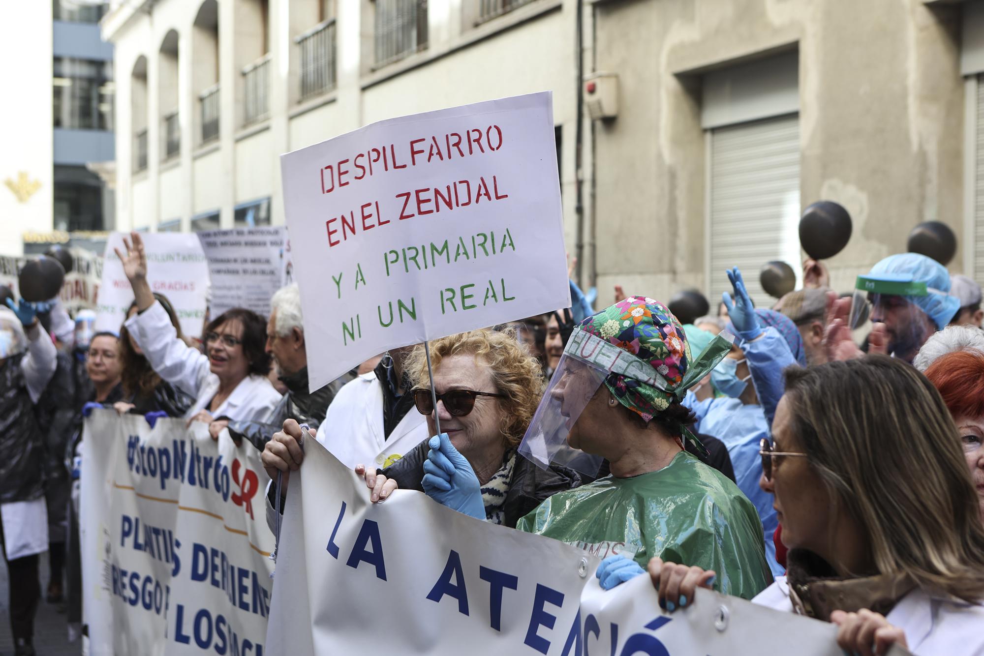 Manifestación médicos Consejería de Sanidad 3