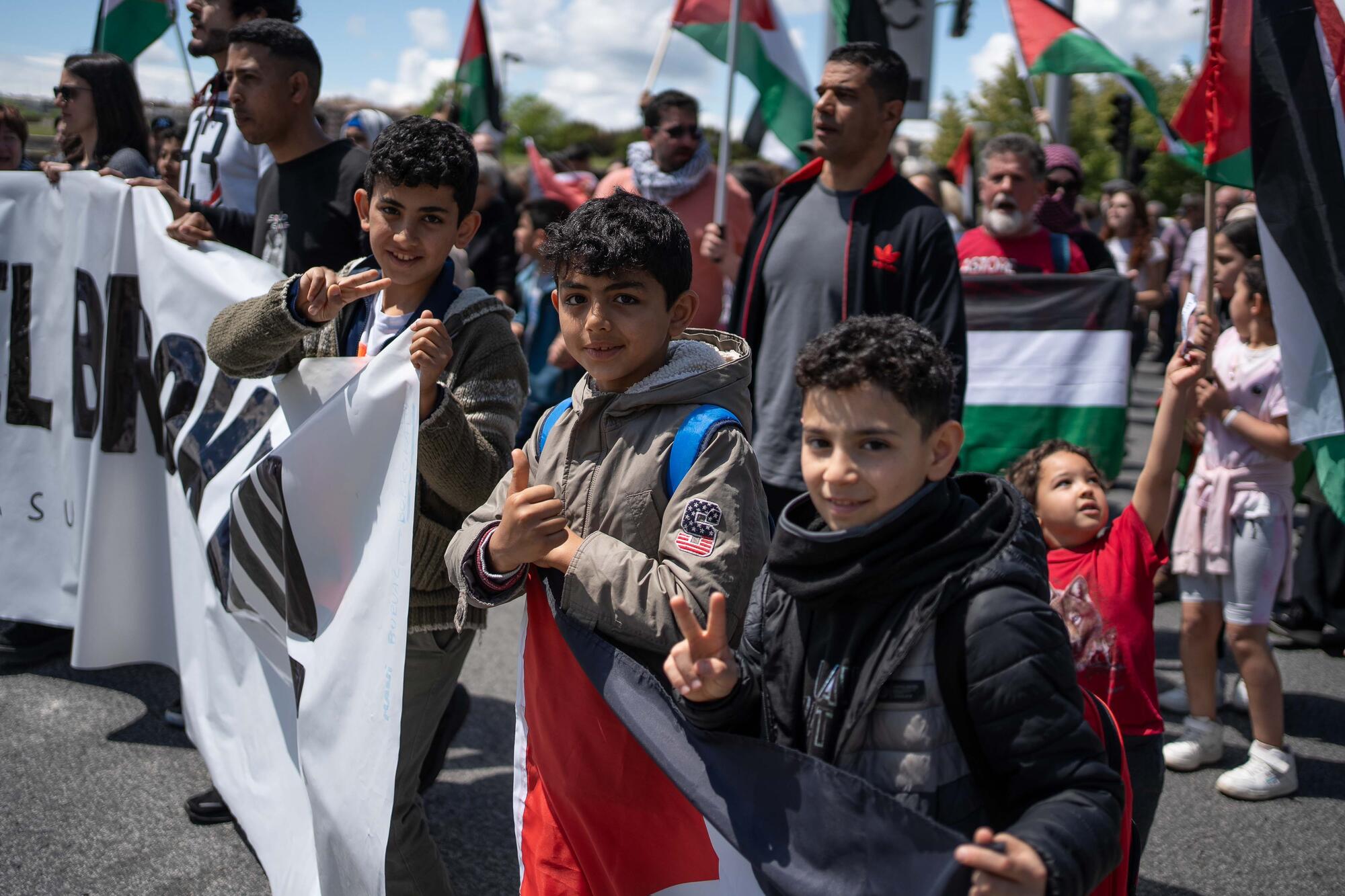 Manifestación por Palestina en Iruñea - 3