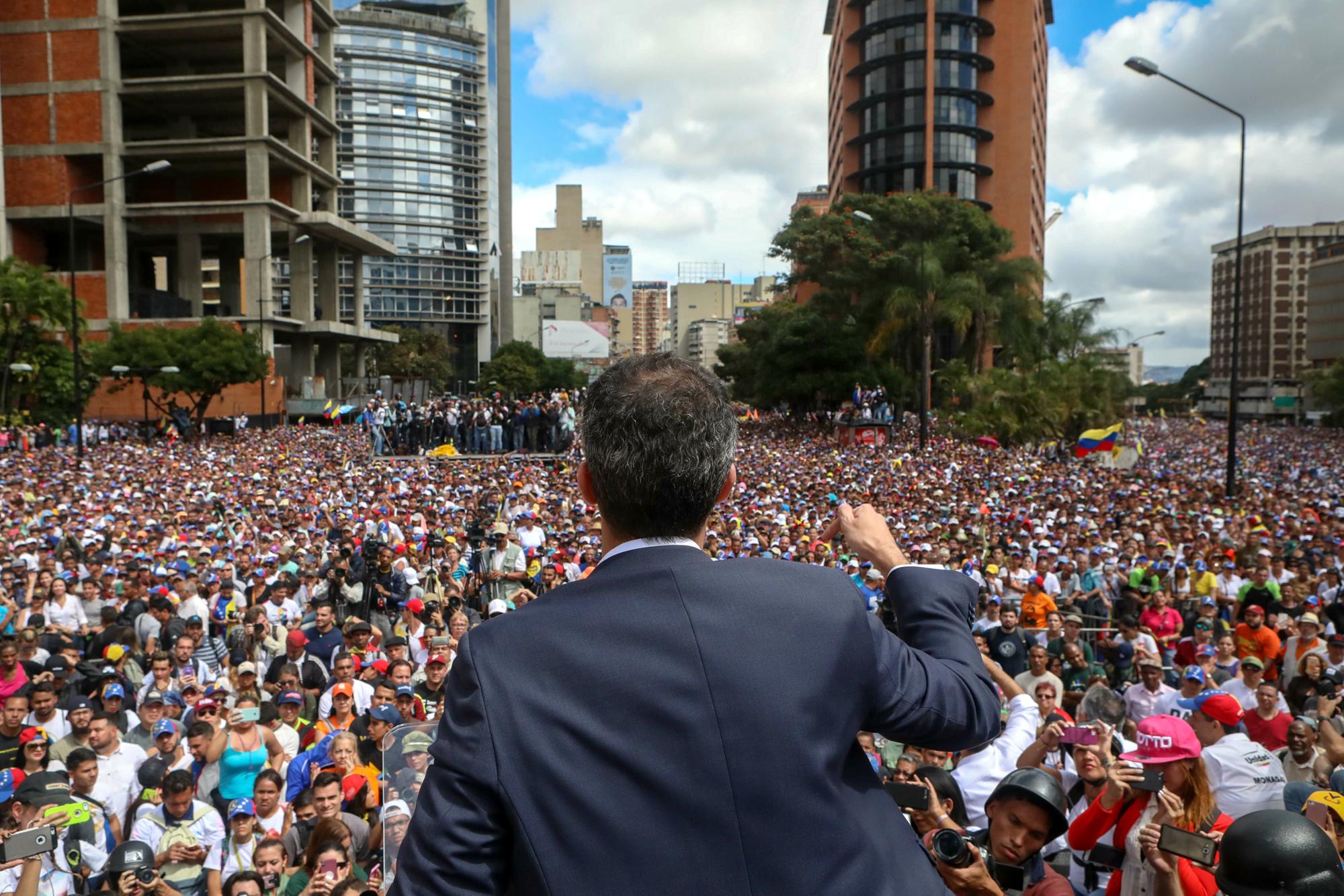 23 de enero Guaido Caracas golpe