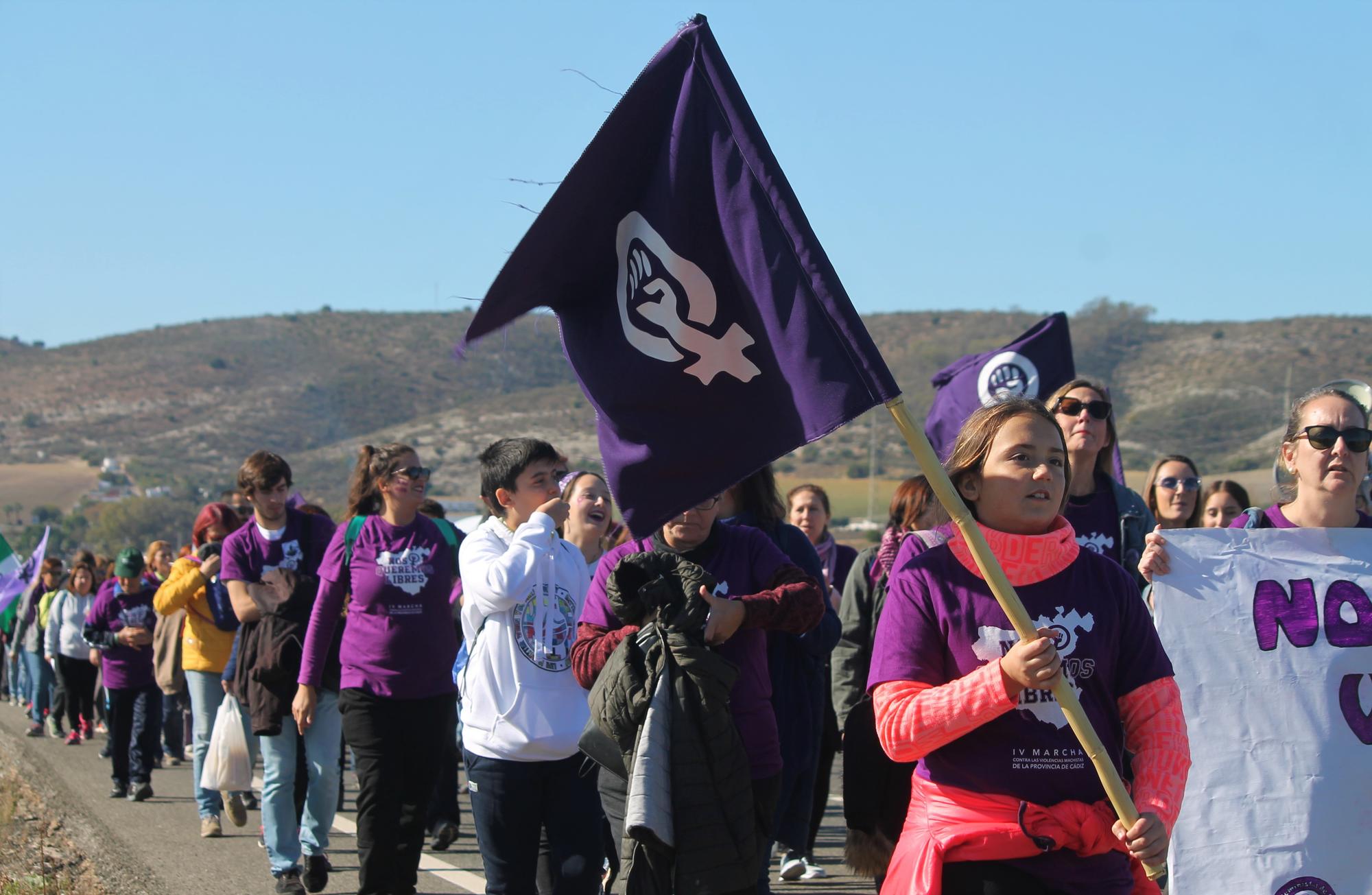 Marcha feminista Bornos 14