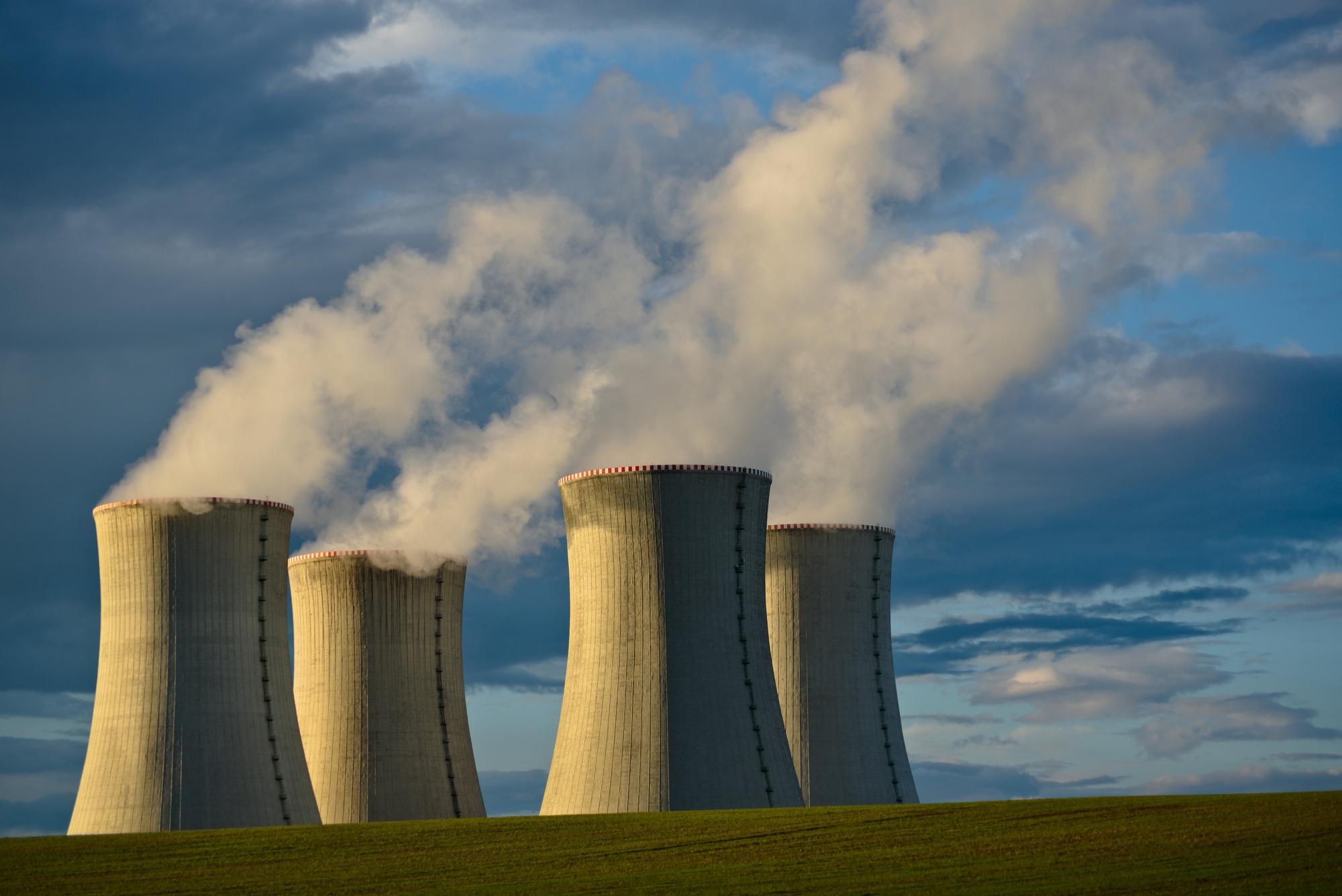 Torres de refrigeración de una central nuclear