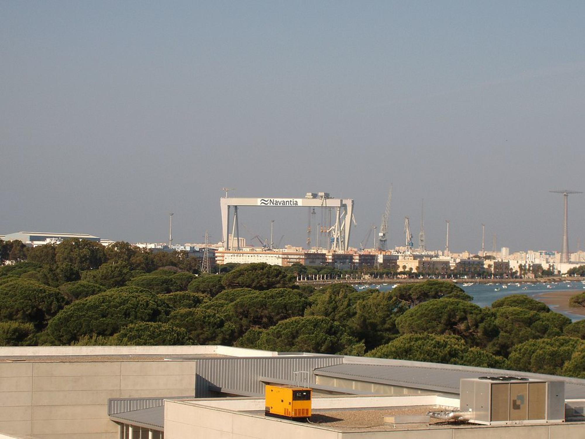 Astilleros de Navantia en Cádiz.