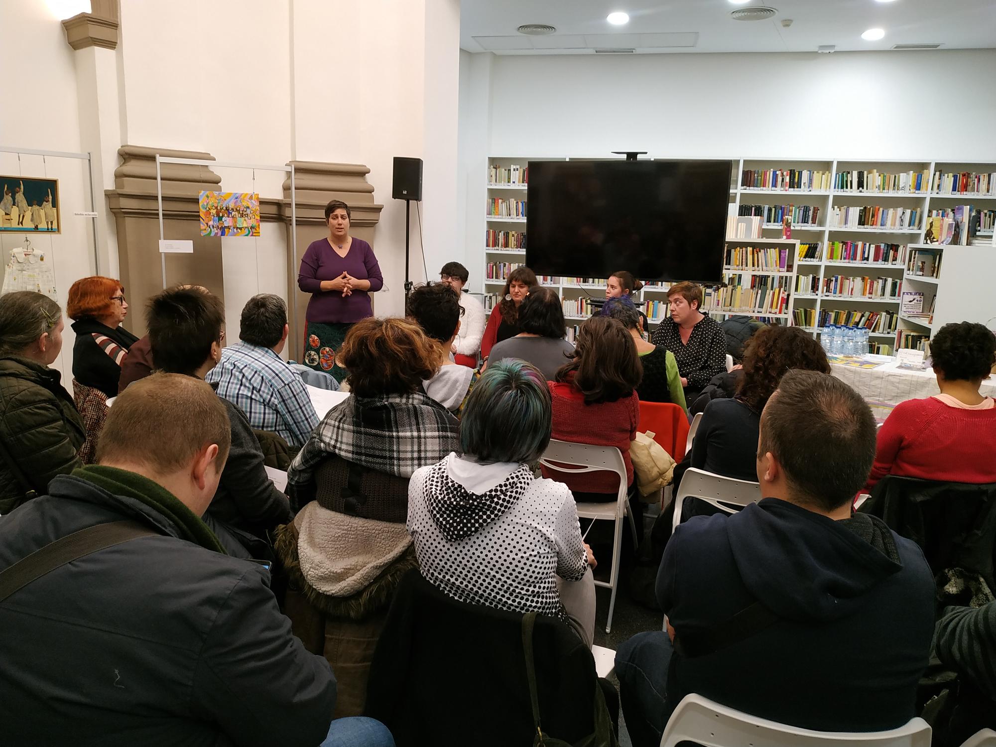 GamDonesValencia. Presentación Biblioteca de la Dona