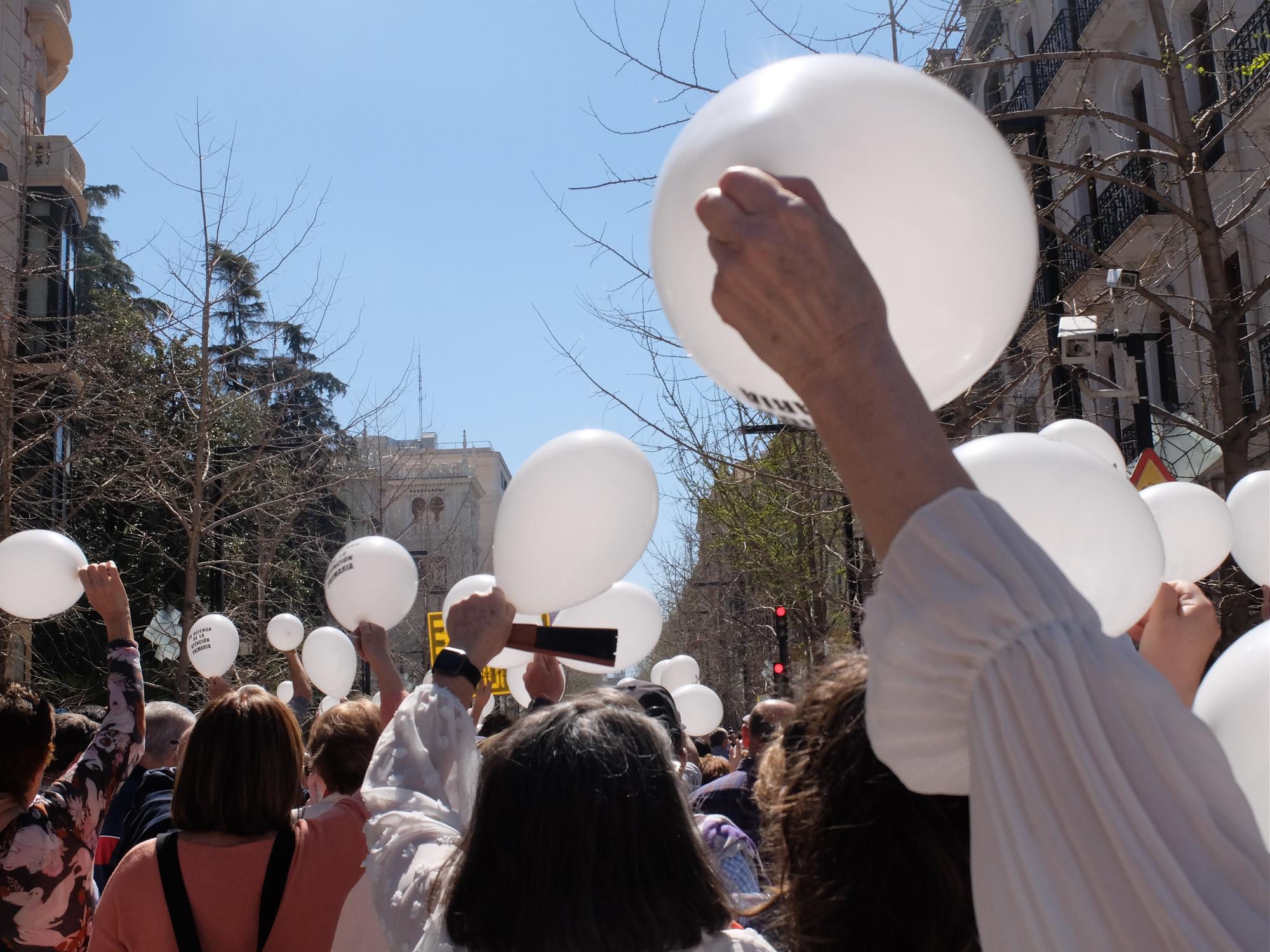 Manifestación sanidad pública Granada 25 marzo 1