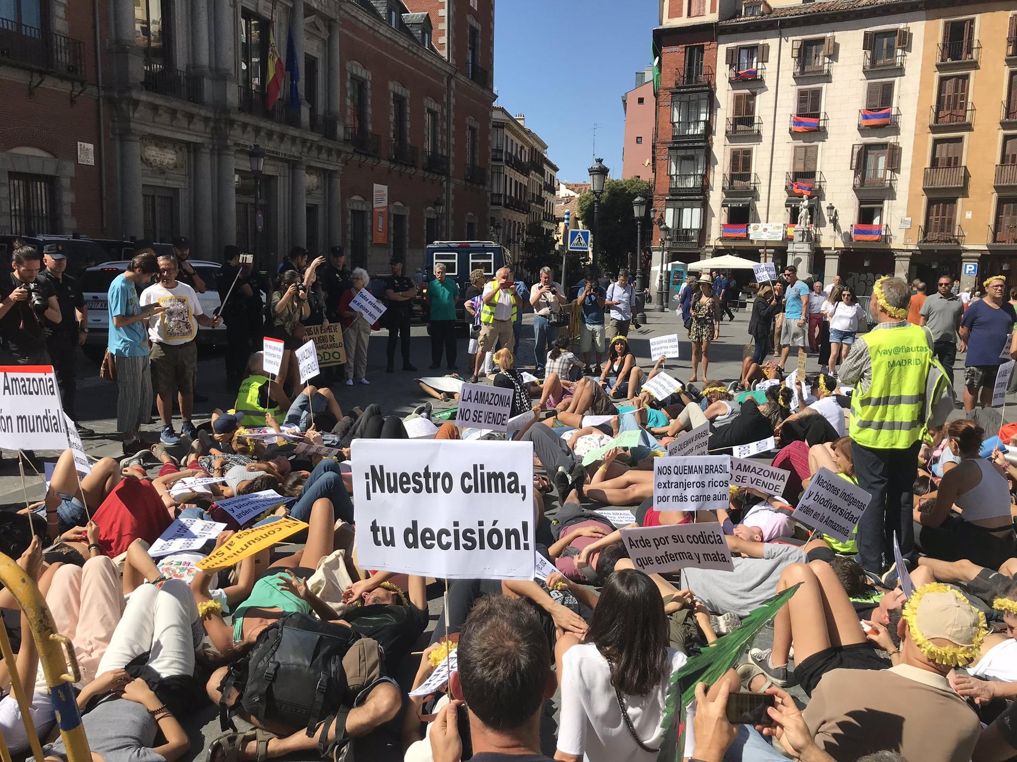amazonas protesta madrid