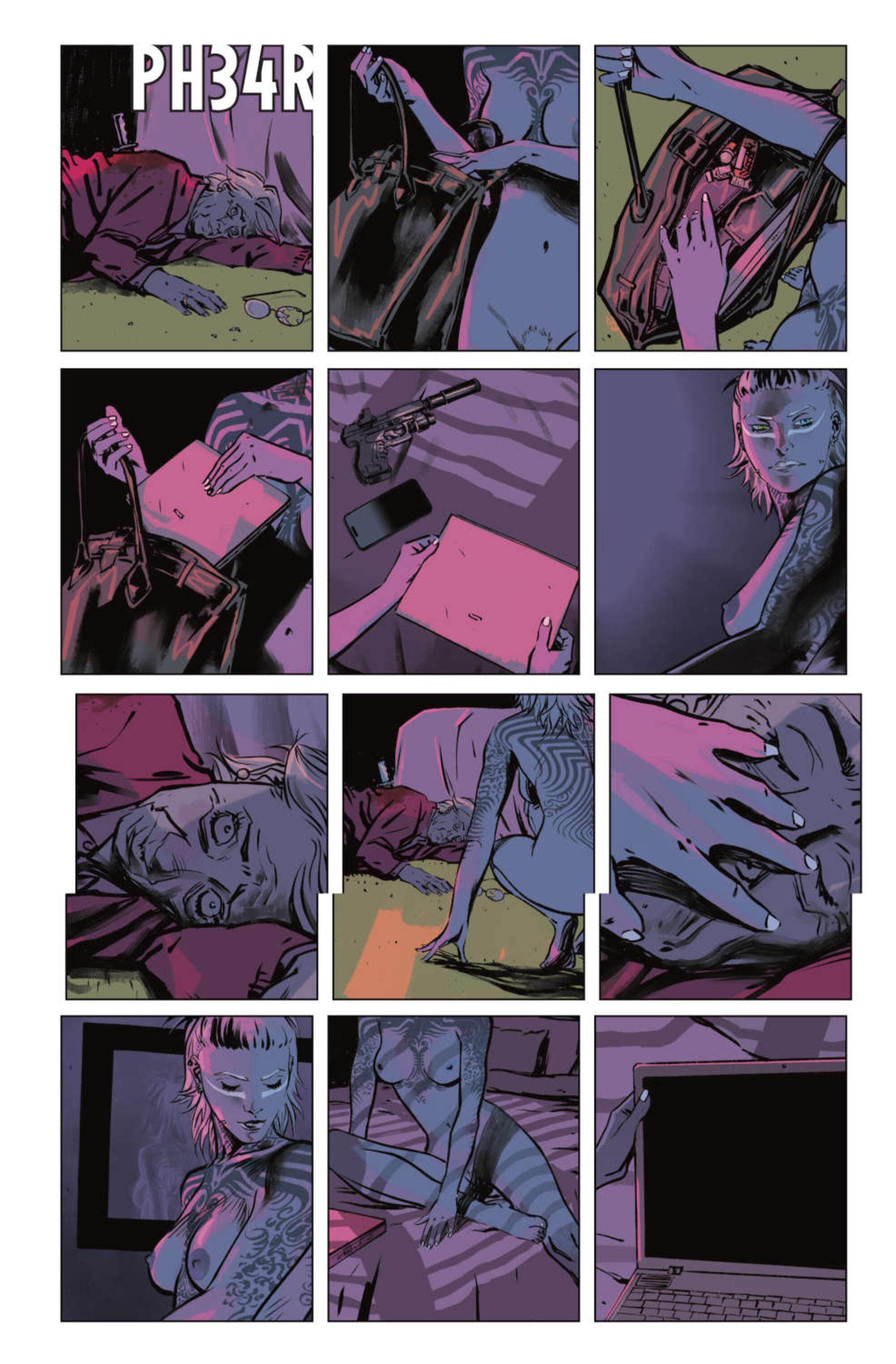 Ph34R, un personaje fascinante del cómic ‘W0rldtr33’