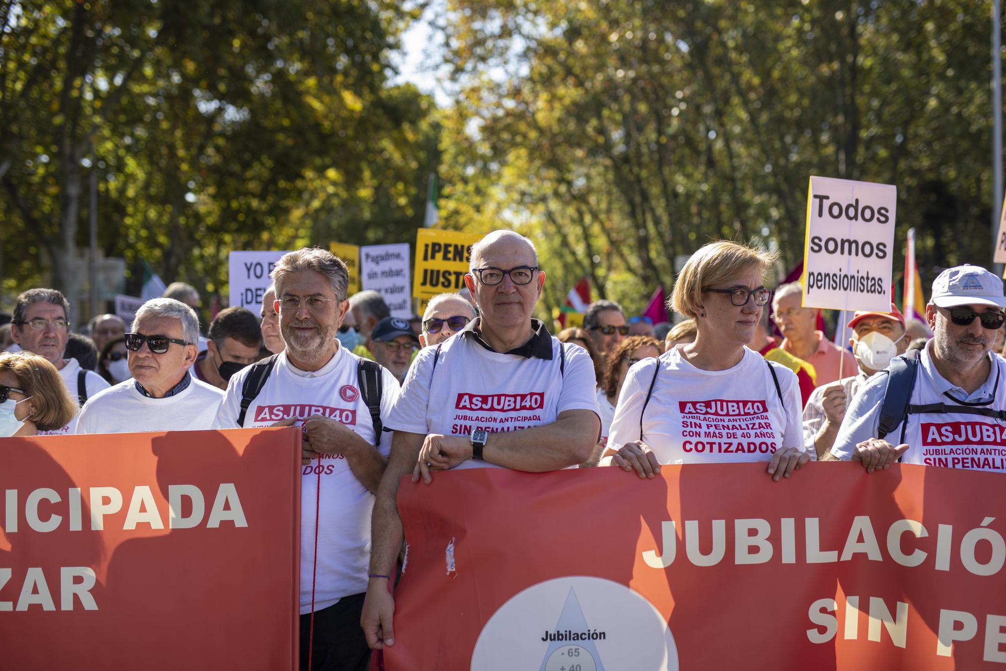 Manifestación subida de pensiones IPC - 1