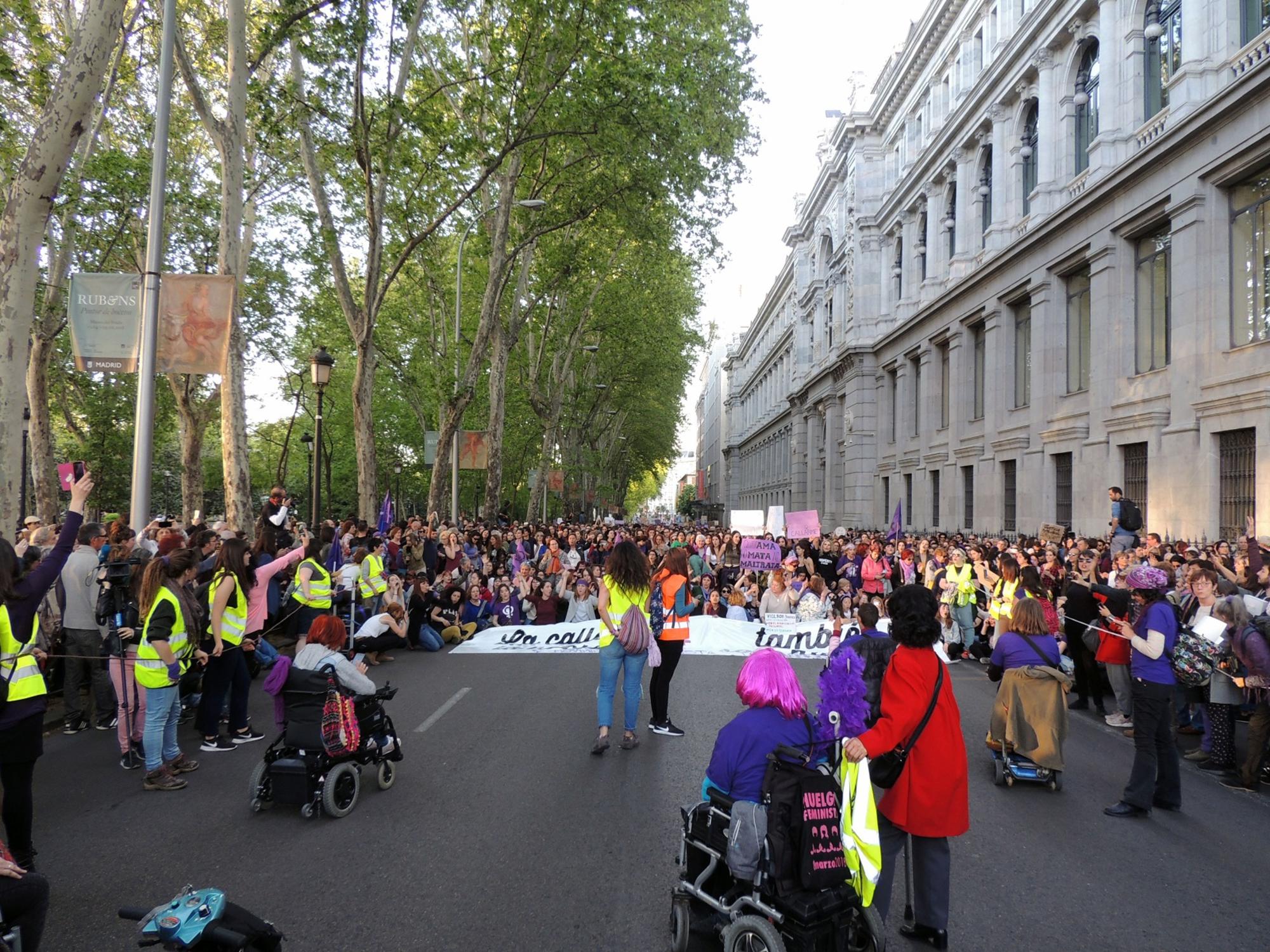 Manifestación feminista manada ela 4