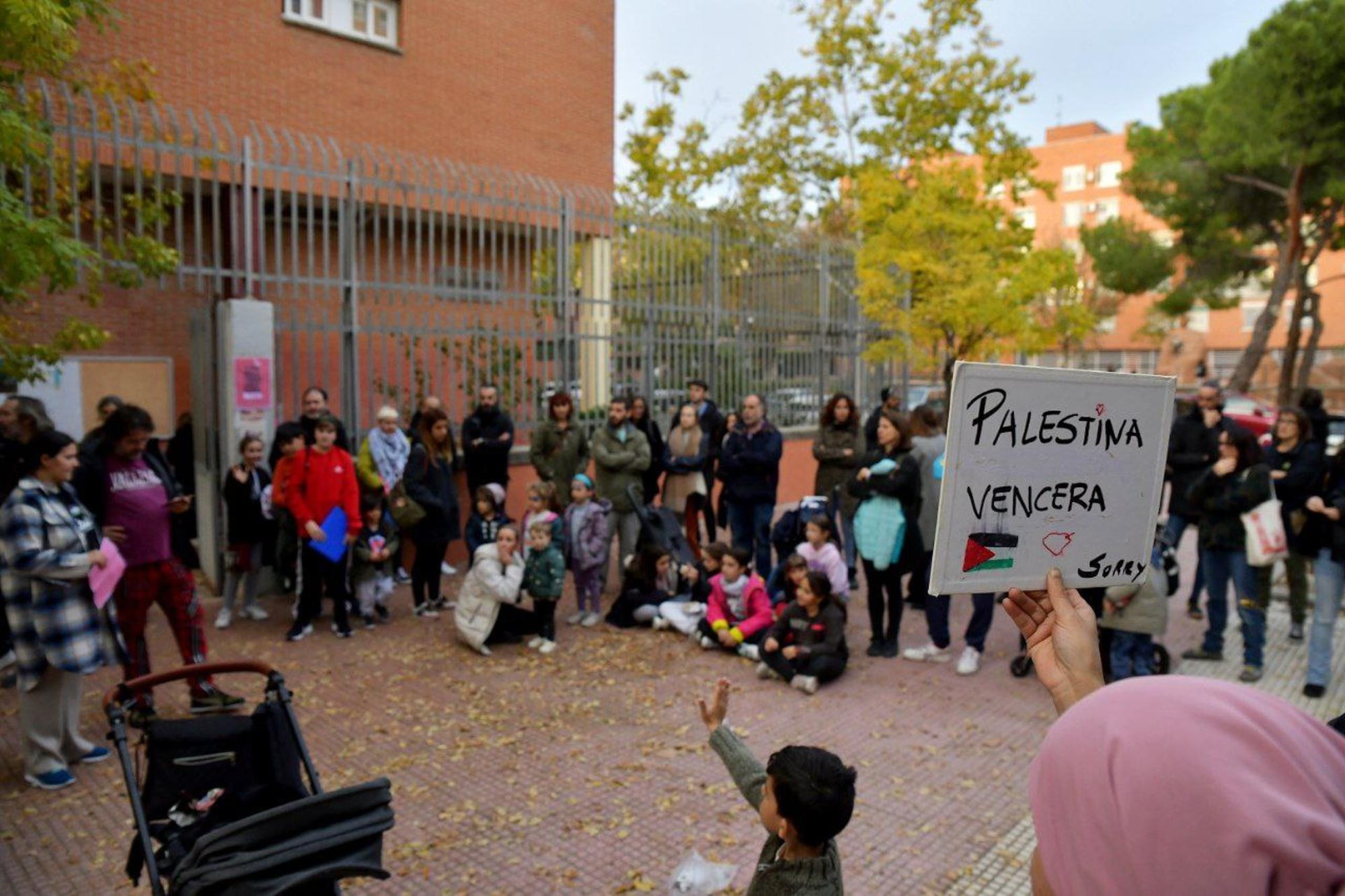 concentración Palestina cole